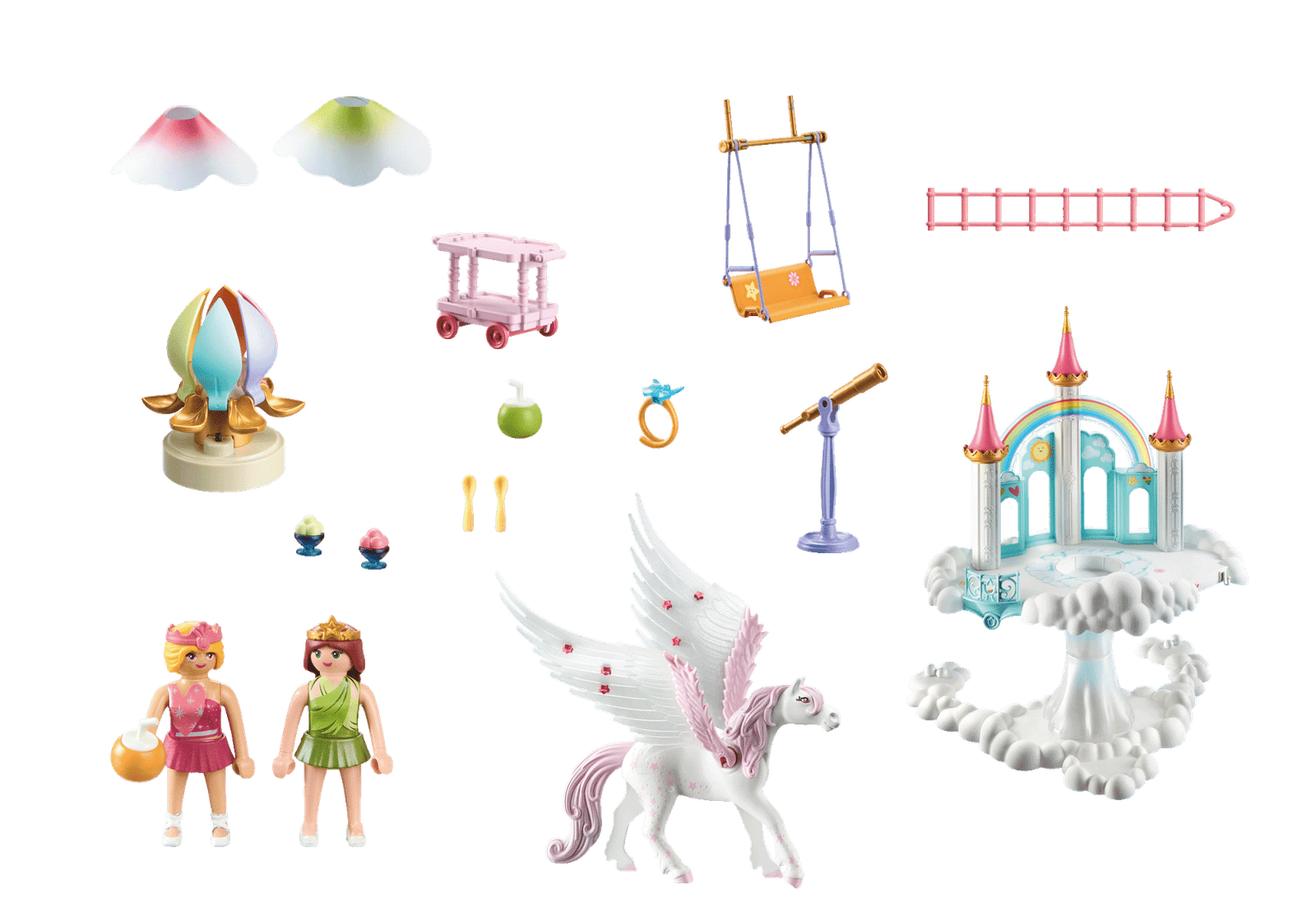 Playmobil 71359 Princess Magic Rainbow Castle in the Clouds Princess Magic ปราสาทสายรุ้งในก้อนเมฆ - Image 3