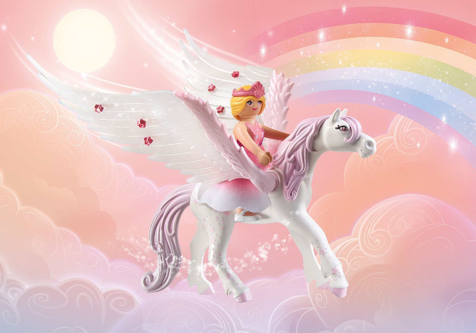 Playmobil 71359 Princess Magic Rainbow Castle in the Clouds Princess Magic ปราสาทสายรุ้งในก้อนเมฆ - Image 6