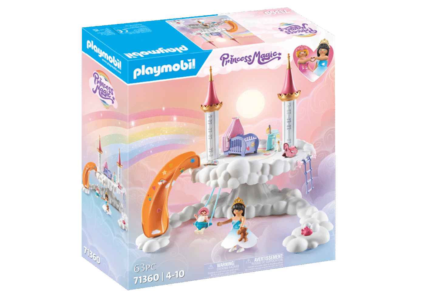 Alternative view of Playmobil 71360 Princess Magic Baby Cloud in the Clouds Princess Magic เจ้าหญิงสายรุ้งกับเด็กน้อย