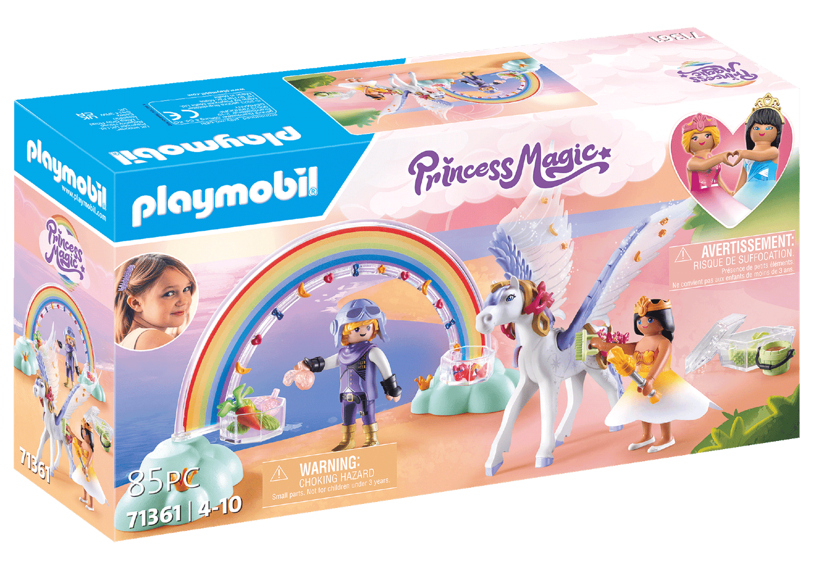 Playmobil 71361 Princess Magic Pegasus with Rainbow in the Clouds Princess Magic ม้าเพกาซัสกับสายรุ้ง - Image 2