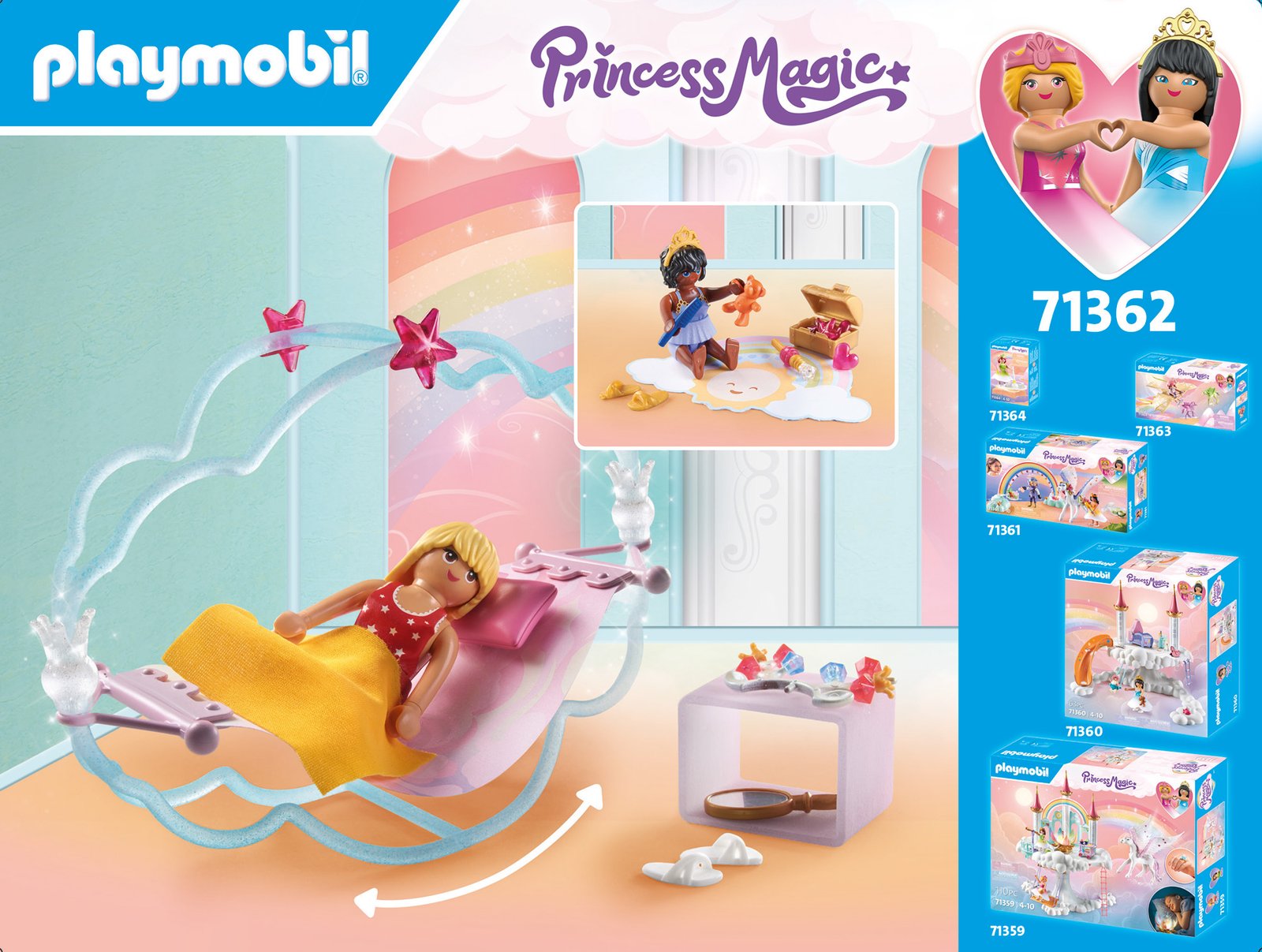 Playmobil 71362 Princess Magic Slumber Party in the Clouds Princess Magic ปาร์ตี้ชุดนอน - Image 4