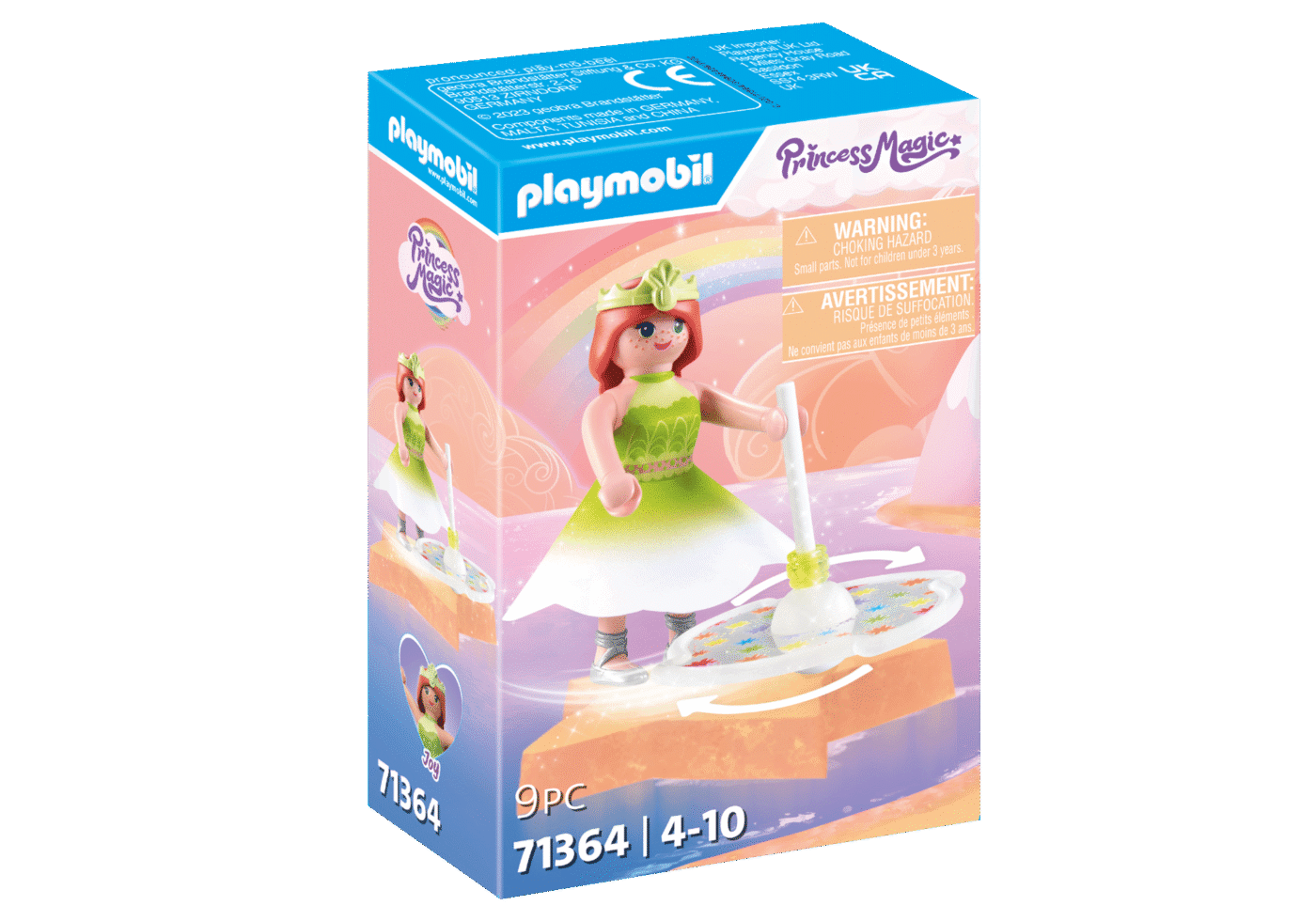 Alternative view of Playmobil 71364 Princess Magic Rainbow Spinning Top with Princess Princess Magic ลูกข่างสายรุ้งกับเจ้าหญิง