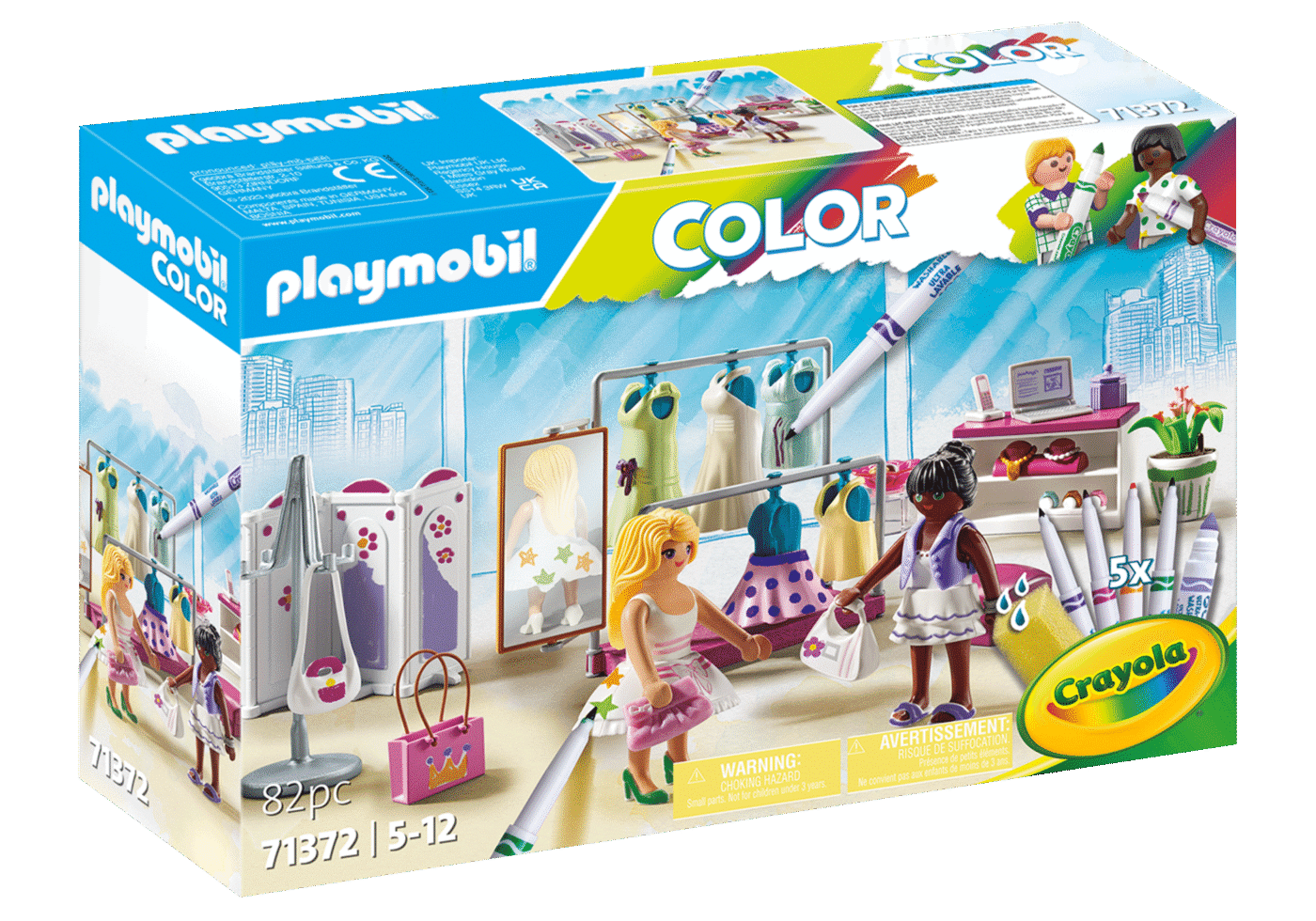 Alternative view of Playmobil 71372 Color: Backstage ระบายสีฟิกเกอร์ แฟชั่นบูติก