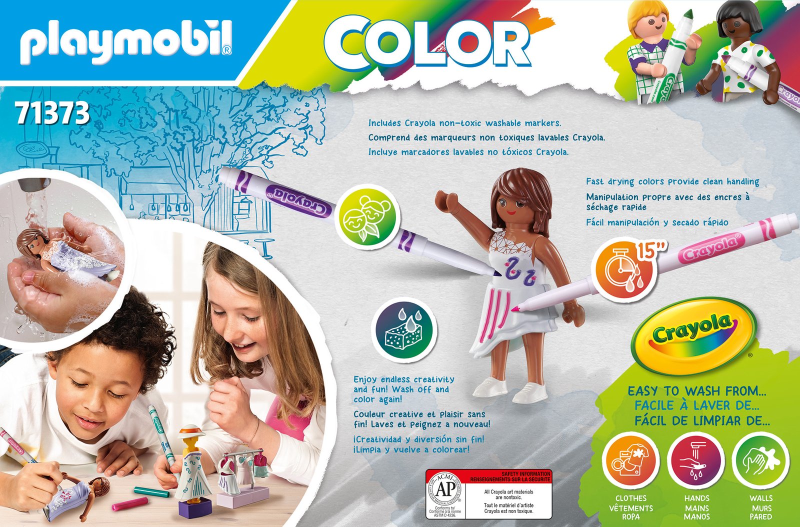 Playmobil 71373 Color: Dressing Room ระบายสีฟิกเกอร์ ห้องแต่งตัว - Image 4