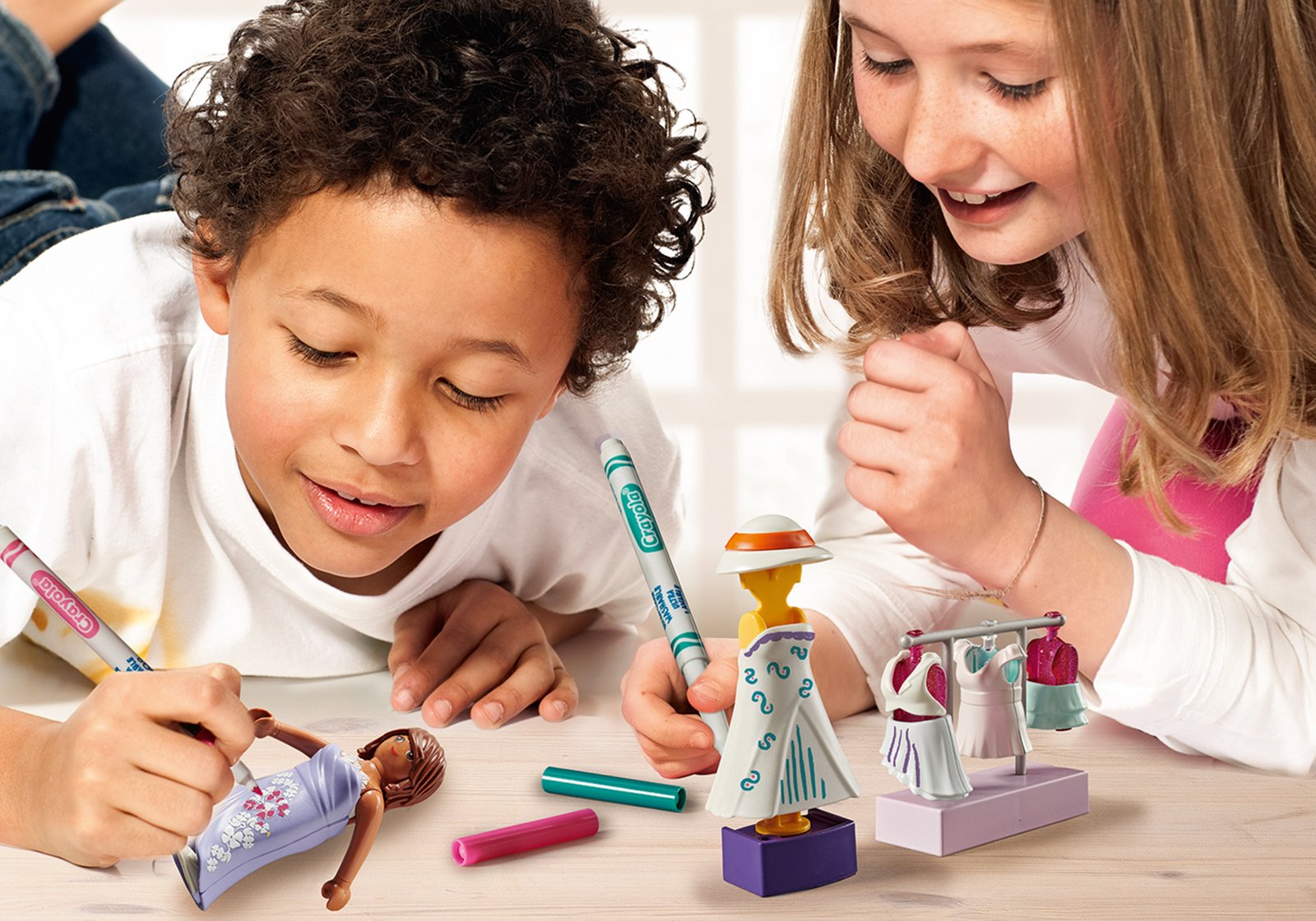 Playmobil 71373 Color: Dressing Room ระบายสีฟิกเกอร์ ห้องแต่งตัว - Image 5