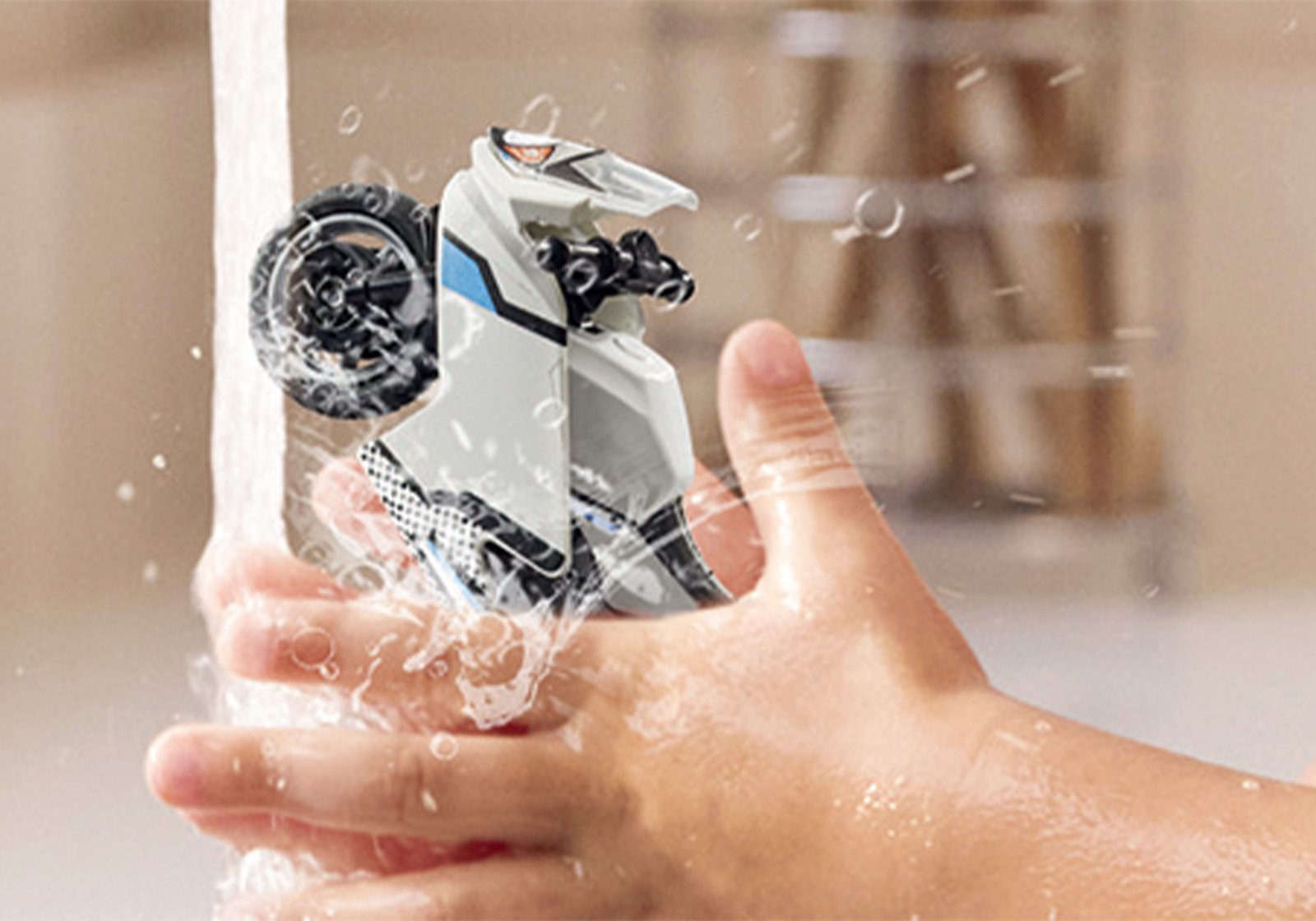 Playmobil 71377 Color: Motorbike ระบายสีฟิกเกอร์ รถมอเตอร์ไซด์ - Image 5