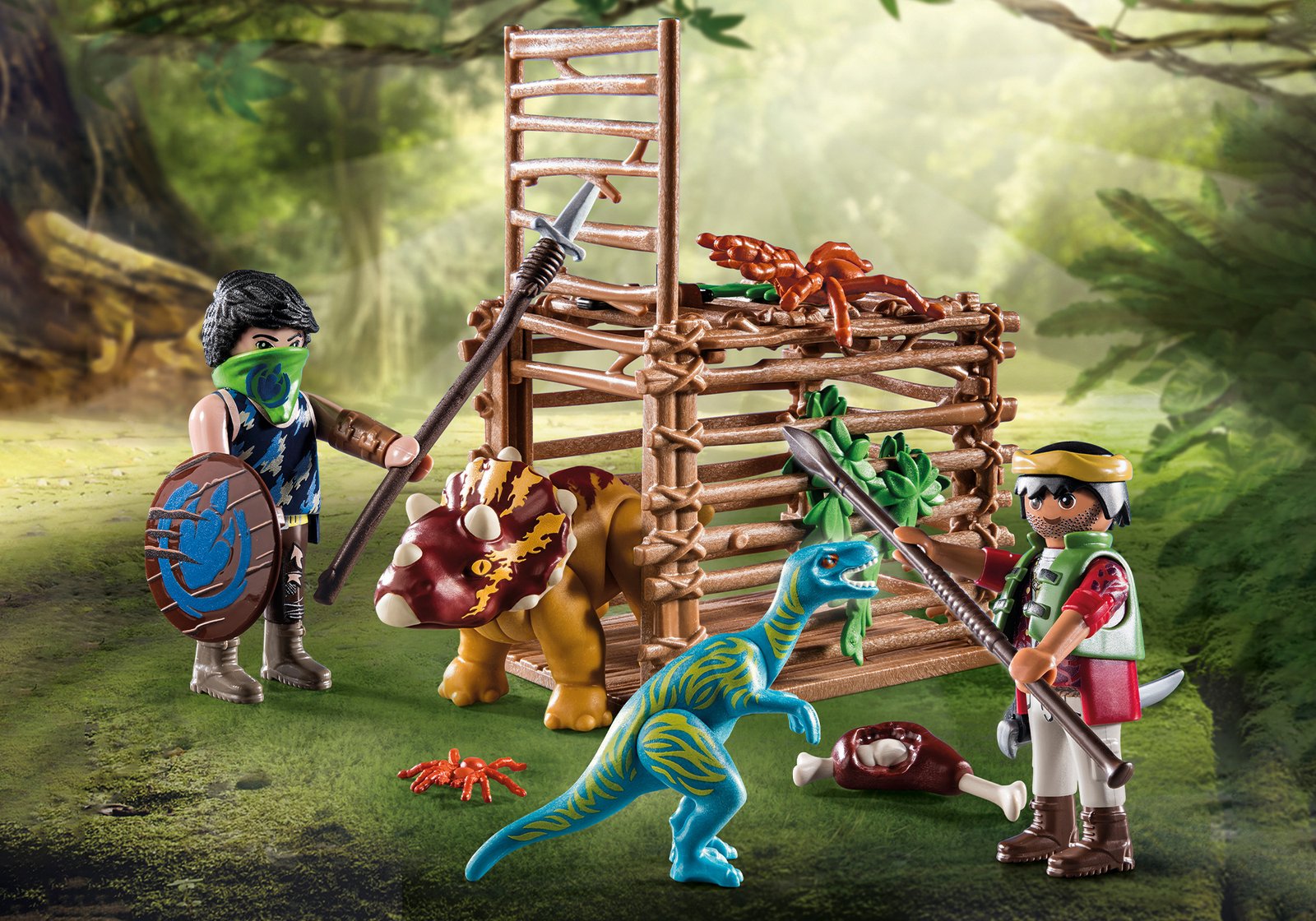 Playmobil 71378 Starter Pack Triceratops Release Team สตาร์ทเตอร์ ทีมช่วยเหลือไทรเซอราทอปส์