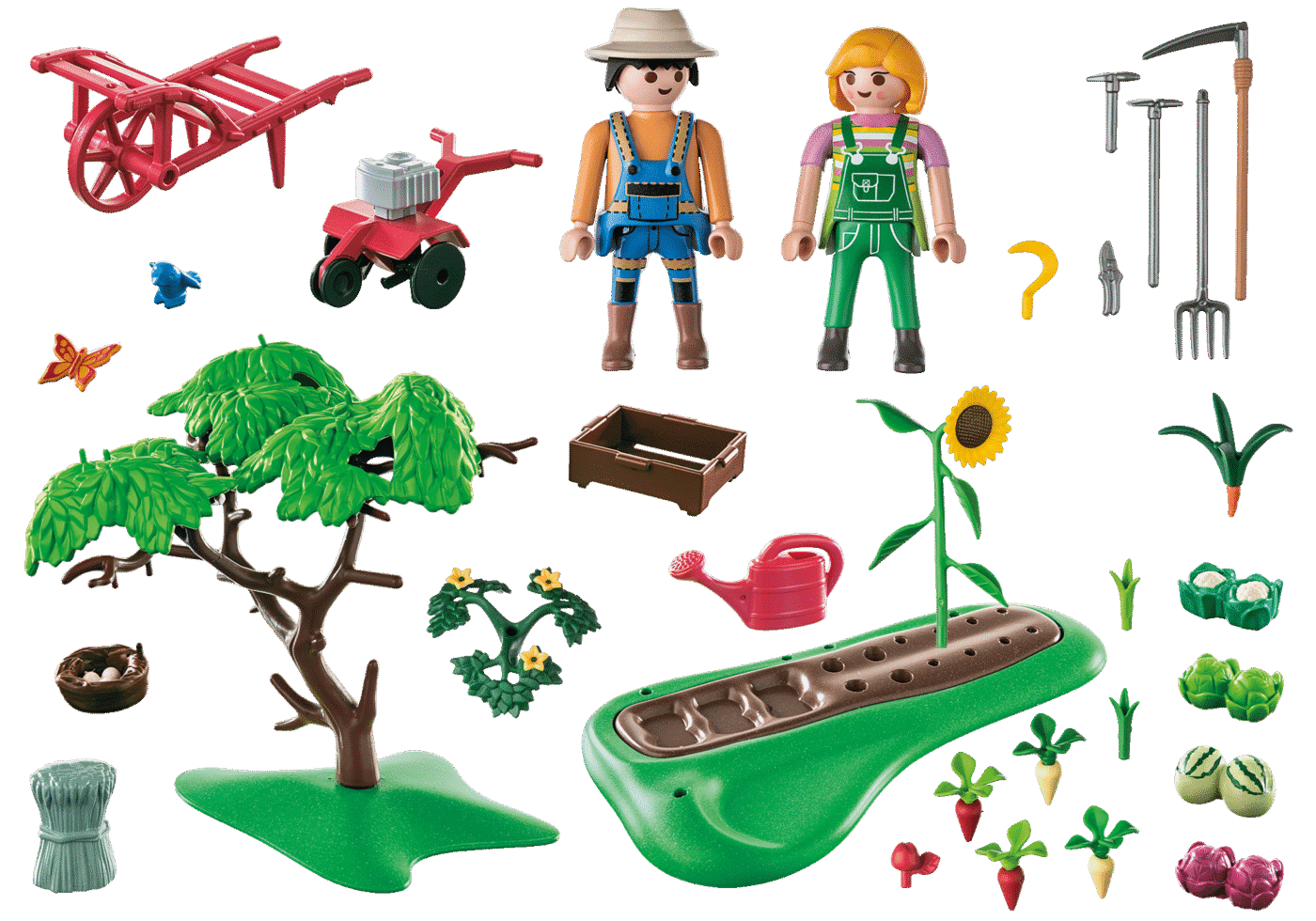 Playmobil 71380 Starter Pack Vegetable Garden สตาร์ทเตอร์ ฟาร์มสวนผัก - Image 3