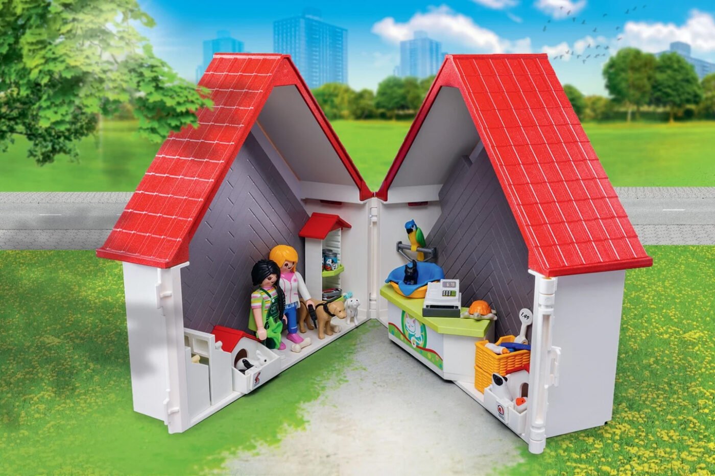 Playmobil 71396 Exclusive Take Along Pet Store เอ็กซ์คลูซีฟ ร้านขายสัตว์เลี้ยงกระเป๋าหิ้ว - Image 4