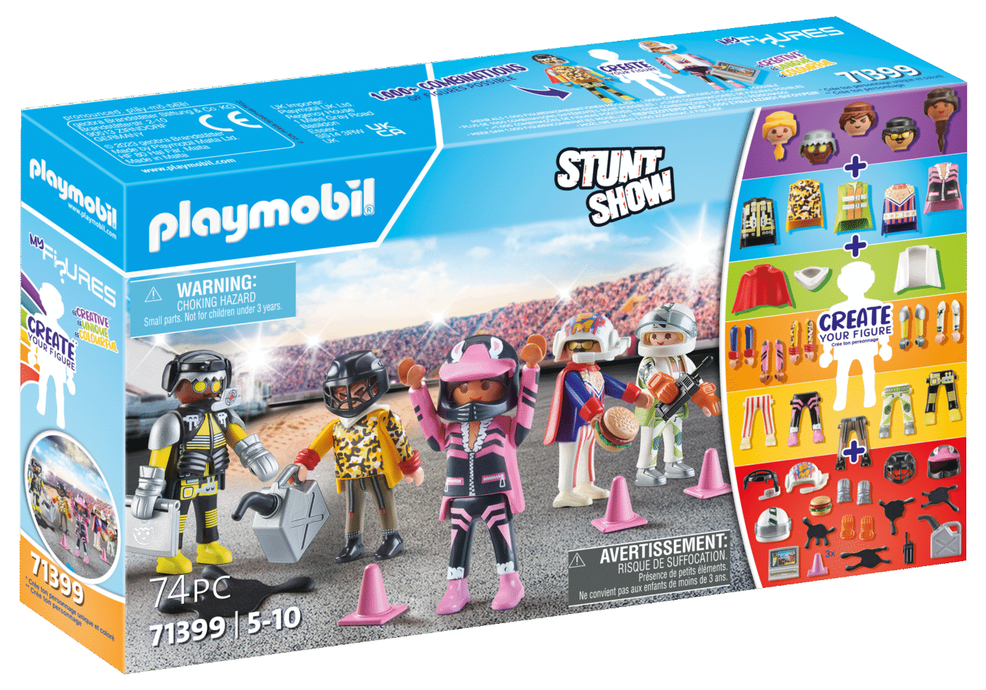 Alternative view of Playmobil 71399 My Figures: Stunt Show มายฟิกเกอร์: สตั๊นท์โชว์