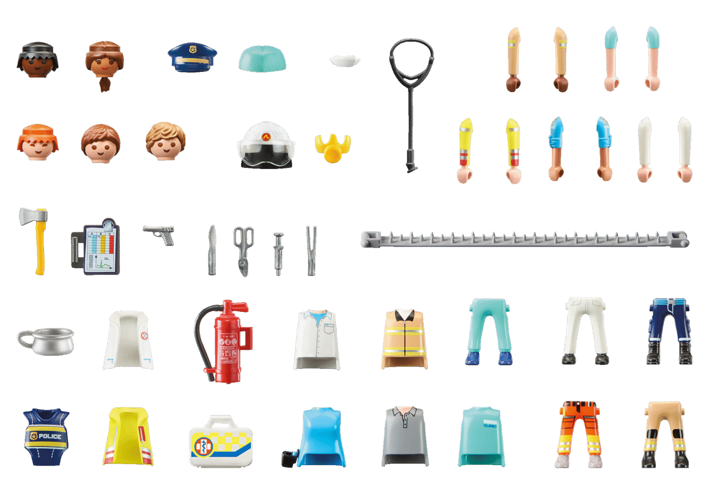 Playmobil 71400 My Figures: Rescue Team มายฟิกเกอร์: ทีมกู้ภัย - Image 3