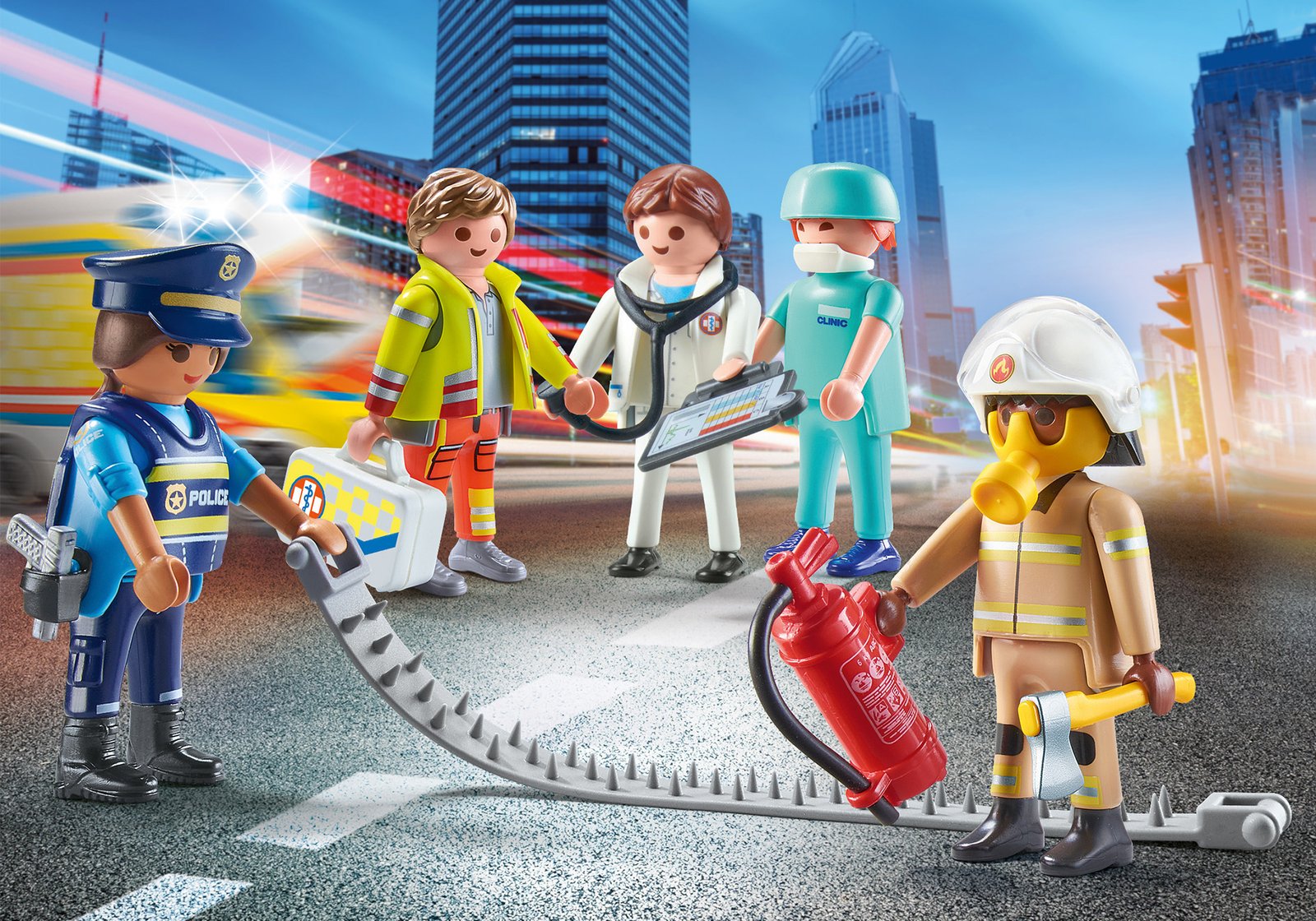 Playmobil 71400 My Figures: Rescue Team มายฟิกเกอร์: ทีมกู้ภัย