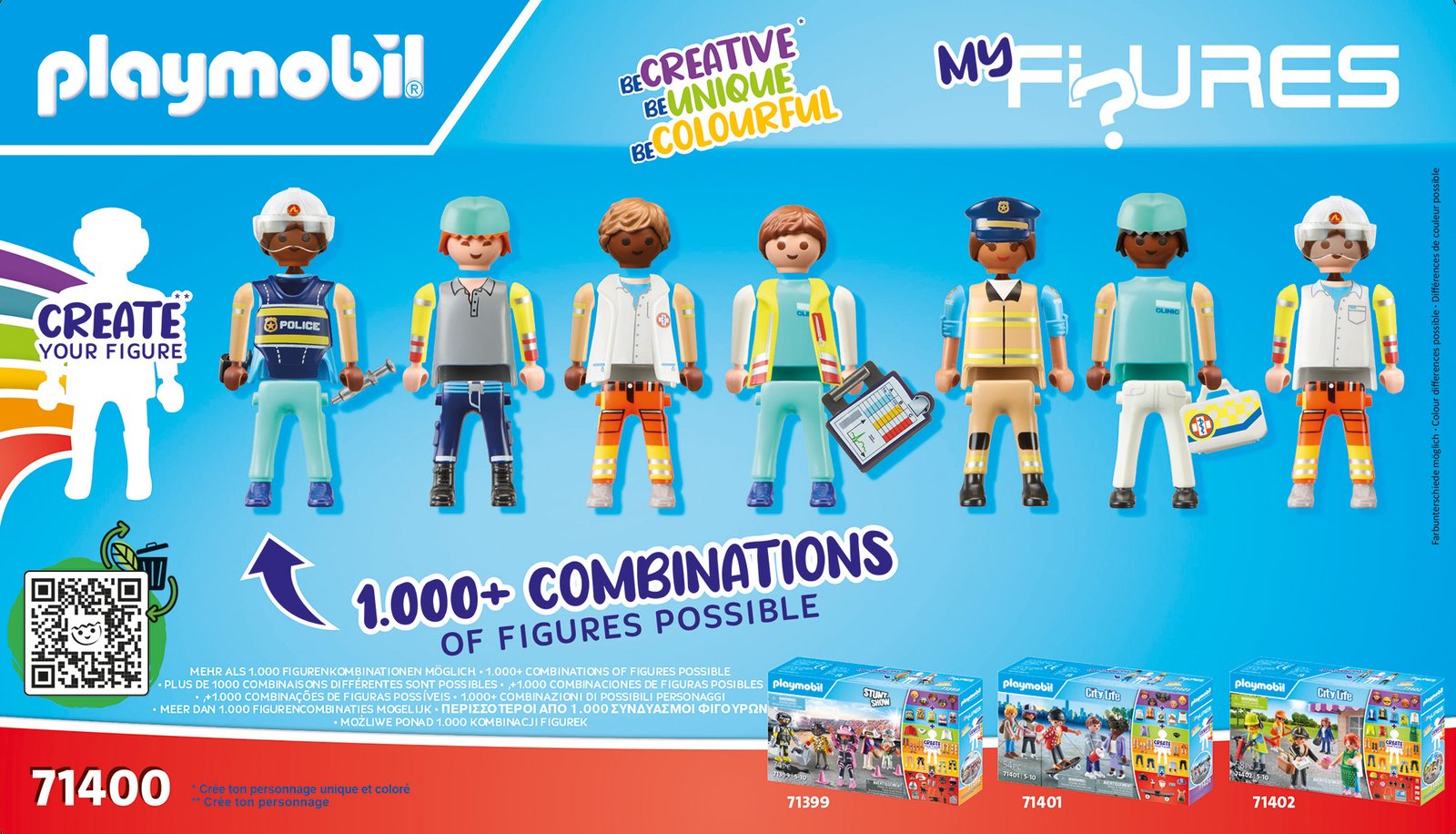 Playmobil 71400 My Figures: Rescue Team มายฟิกเกอร์: ทีมกู้ภัย - Image 4