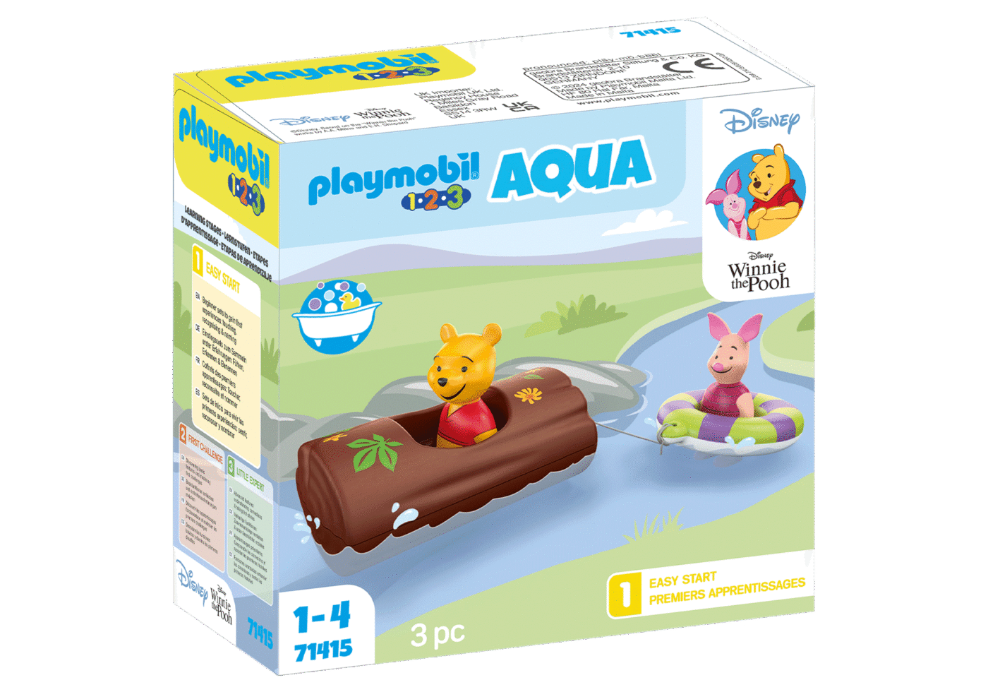 Alternative view of Playmobil 71415 1.2.3 & Disney: Winnie's & Piglet's Wate 123 อควา & ดิสนีย์ วินนี่และพิกเล็ตล่องเรือ
