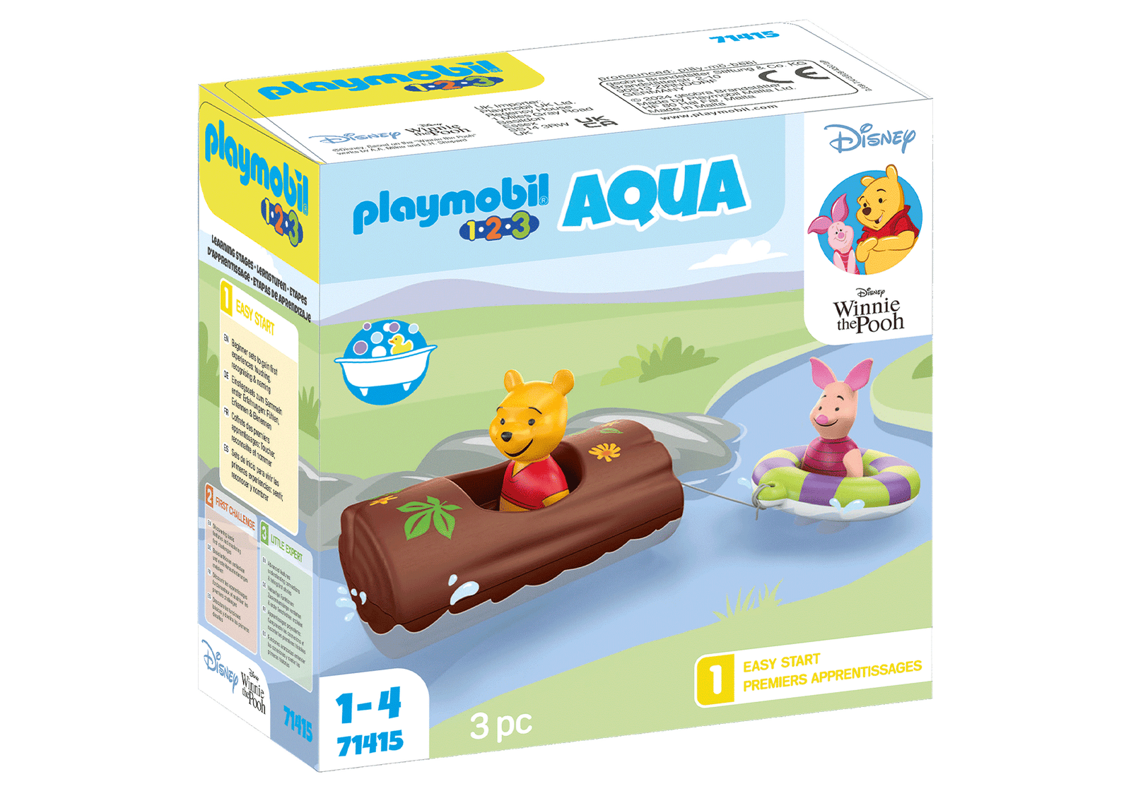 Playmobil 71415 1.2.3 & Disney: Winnie's & Piglet's Wate 123 อควา & ดิสนีย์ วินนี่และพิกเล็ตล่องเรือ - Image 2