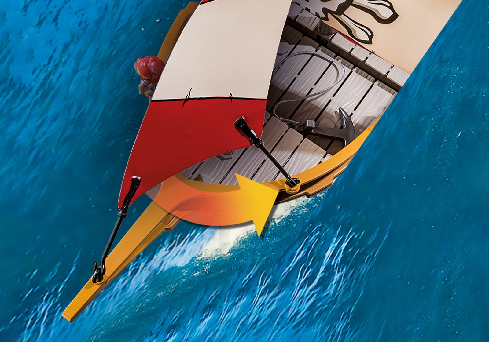 Playmobil 71418 Pirates Pirate Ship โจรสลัด เรือโจรสลัด-24 - Image 7