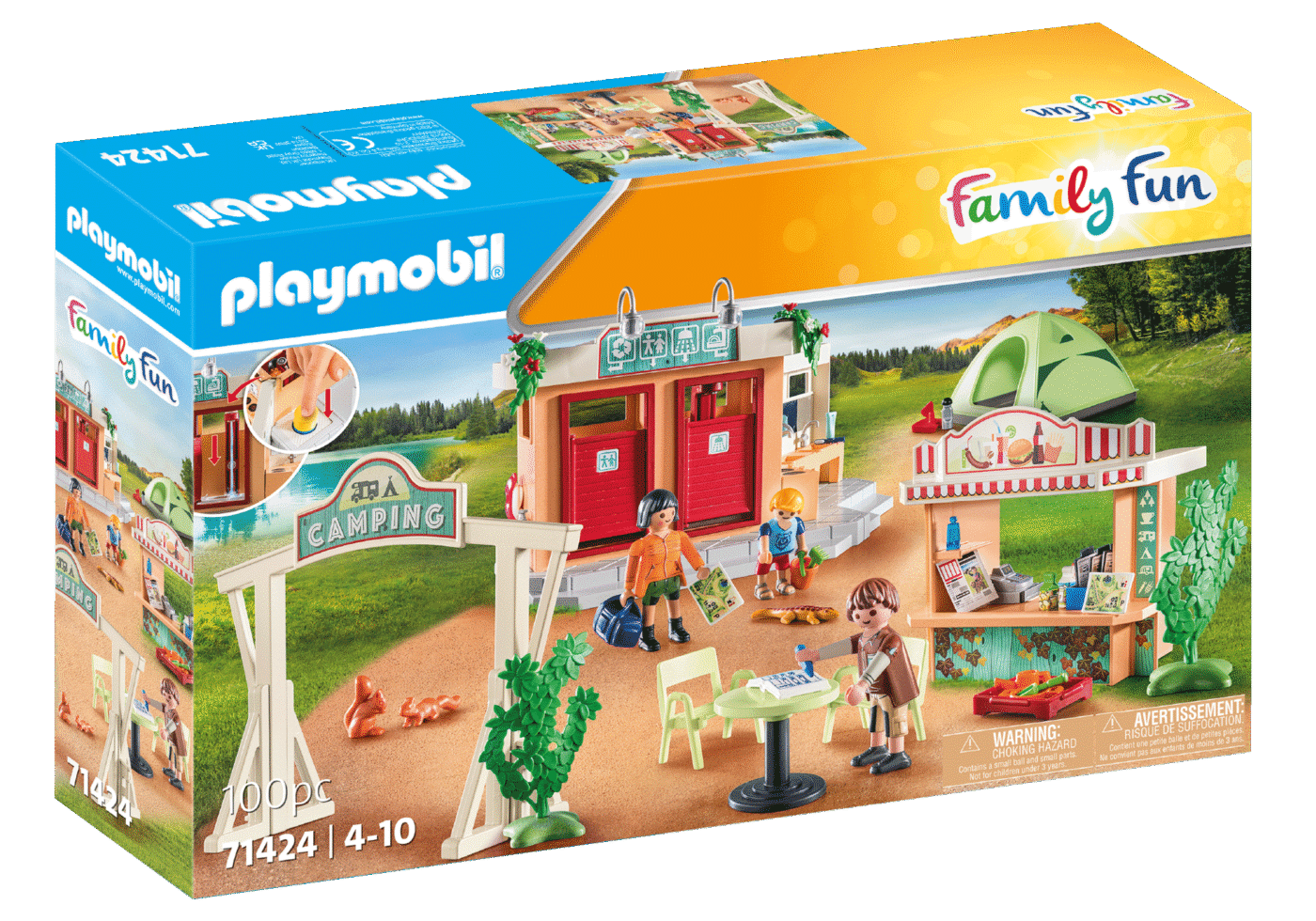 Alternative view of Playmobil 71424 Camping Campsite แคมป์ปิ้ง แคมป์ไซต์