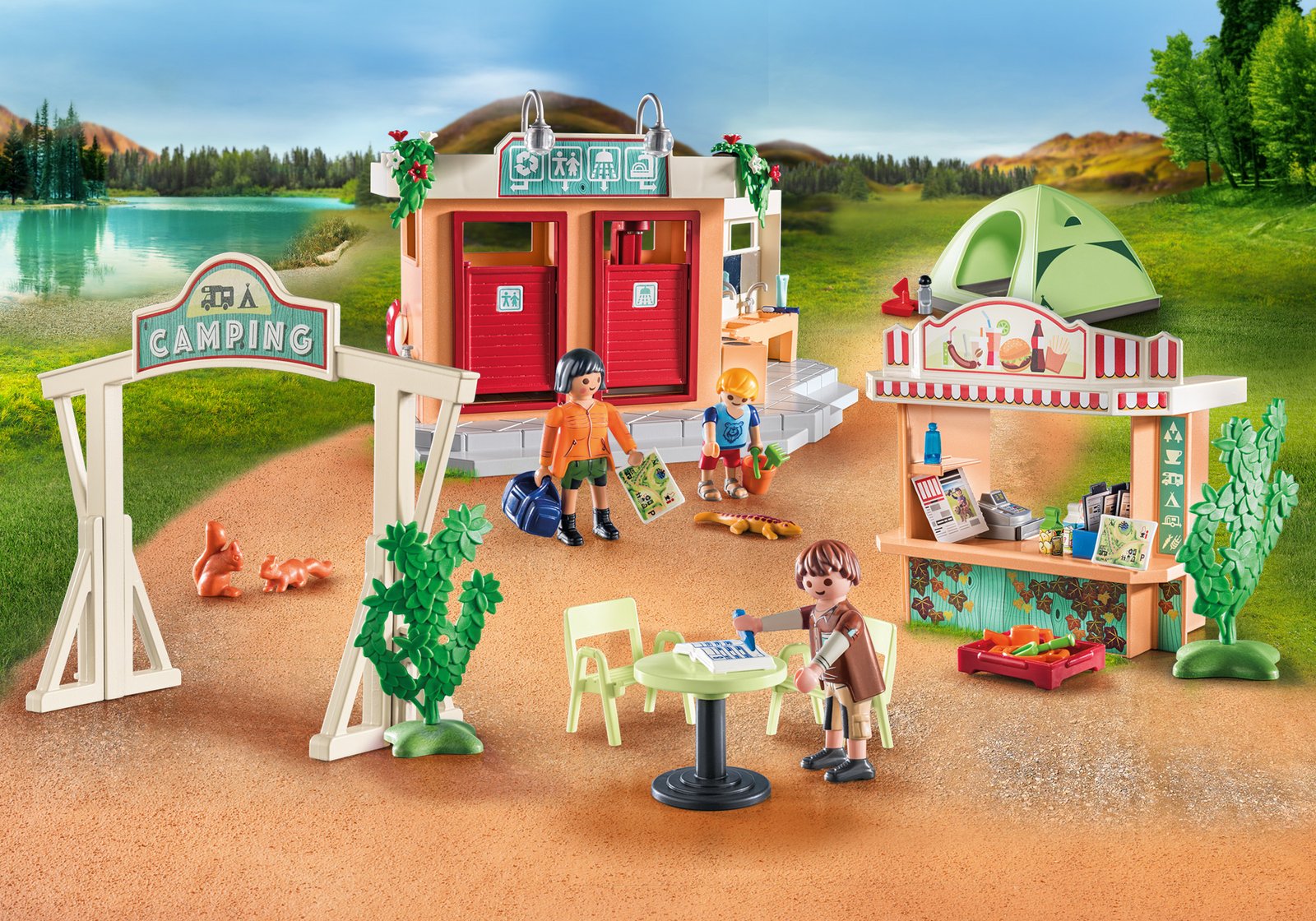 Playmobil 71424 Camping Campsite แคมป์ปิ้ง แคมป์ไซต์