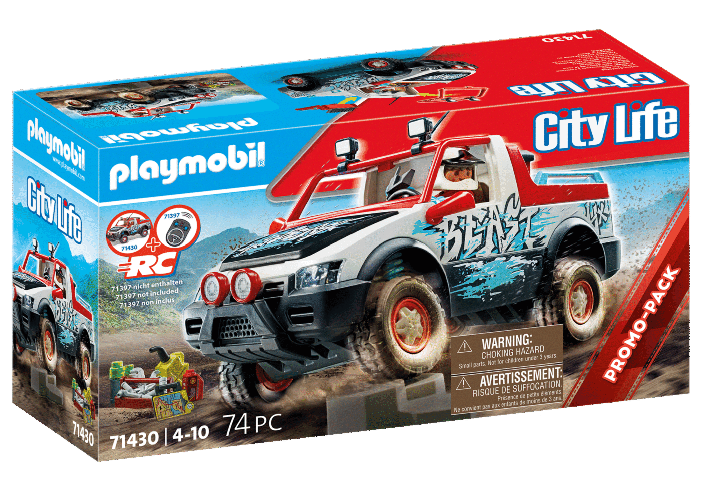 Alternative view of Playmobil 71430 Promo Pack Rally Car โปรโมแพ็ค รถแรลลี่