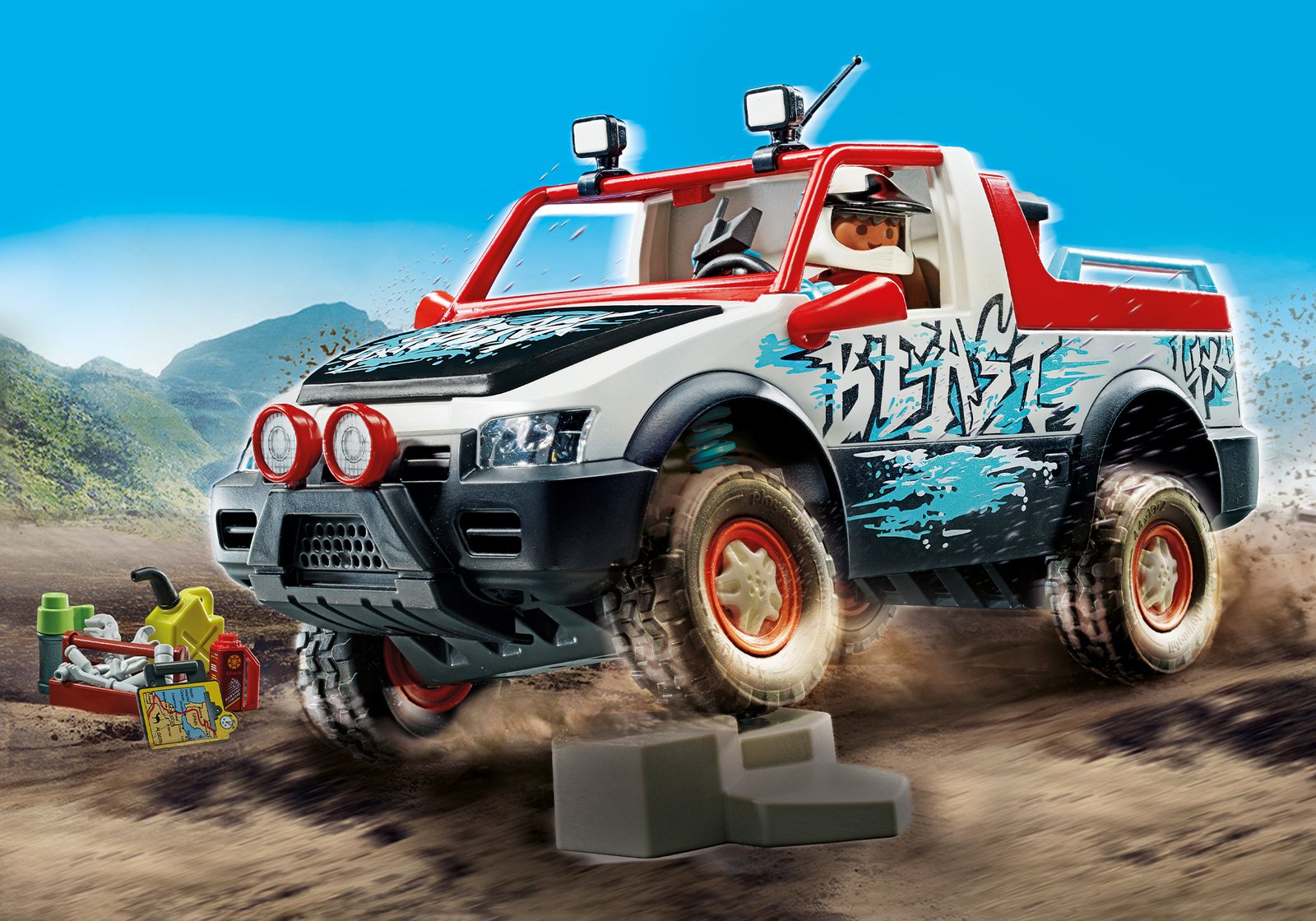 Playmobil 71430 Promo Pack Rally Car โปรโมแพ็ค รถแรลลี่