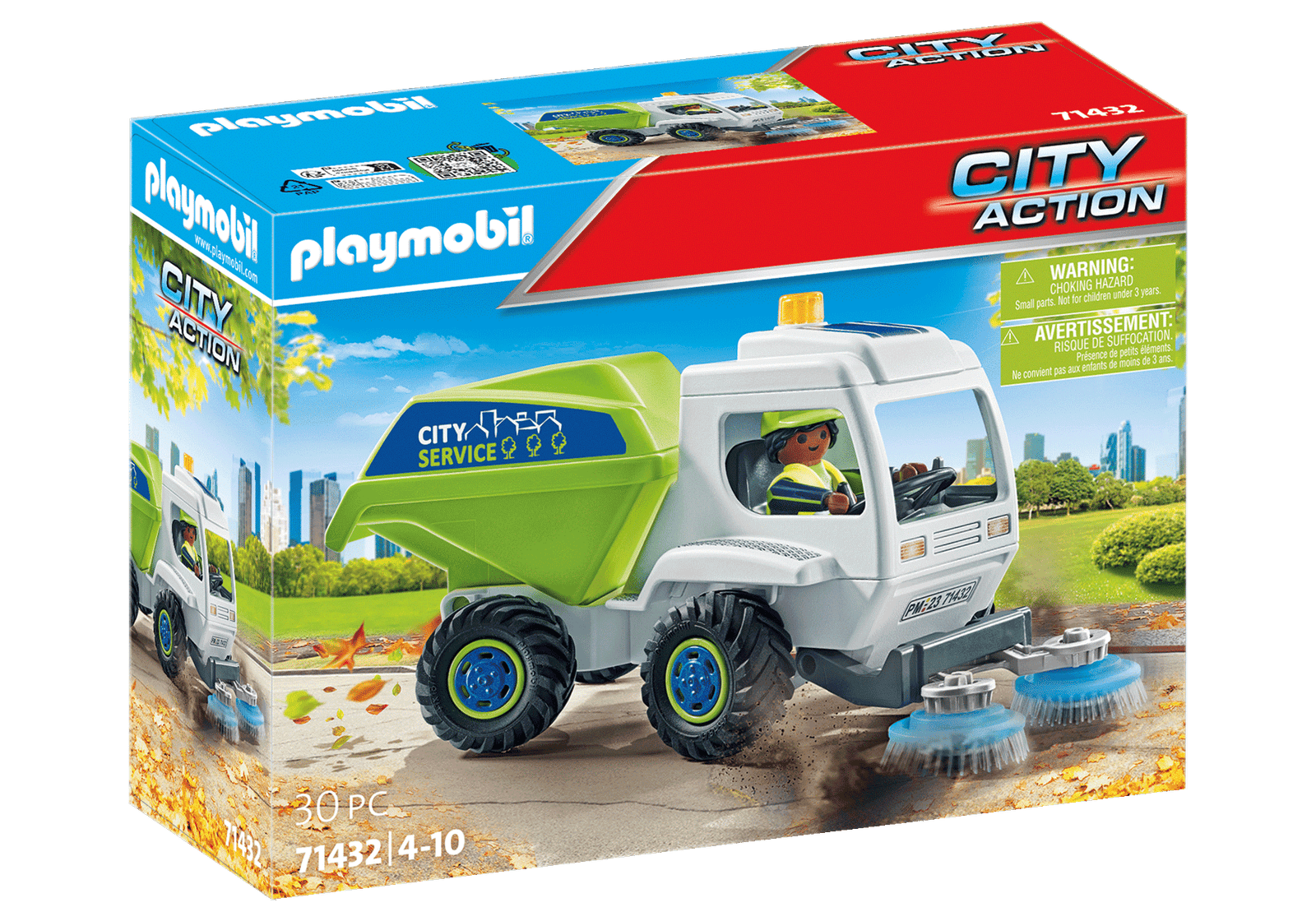 Playmobil 71432 City Cleaning Street Sweeper City Cleaning รถกวาดถนน - Image 2
