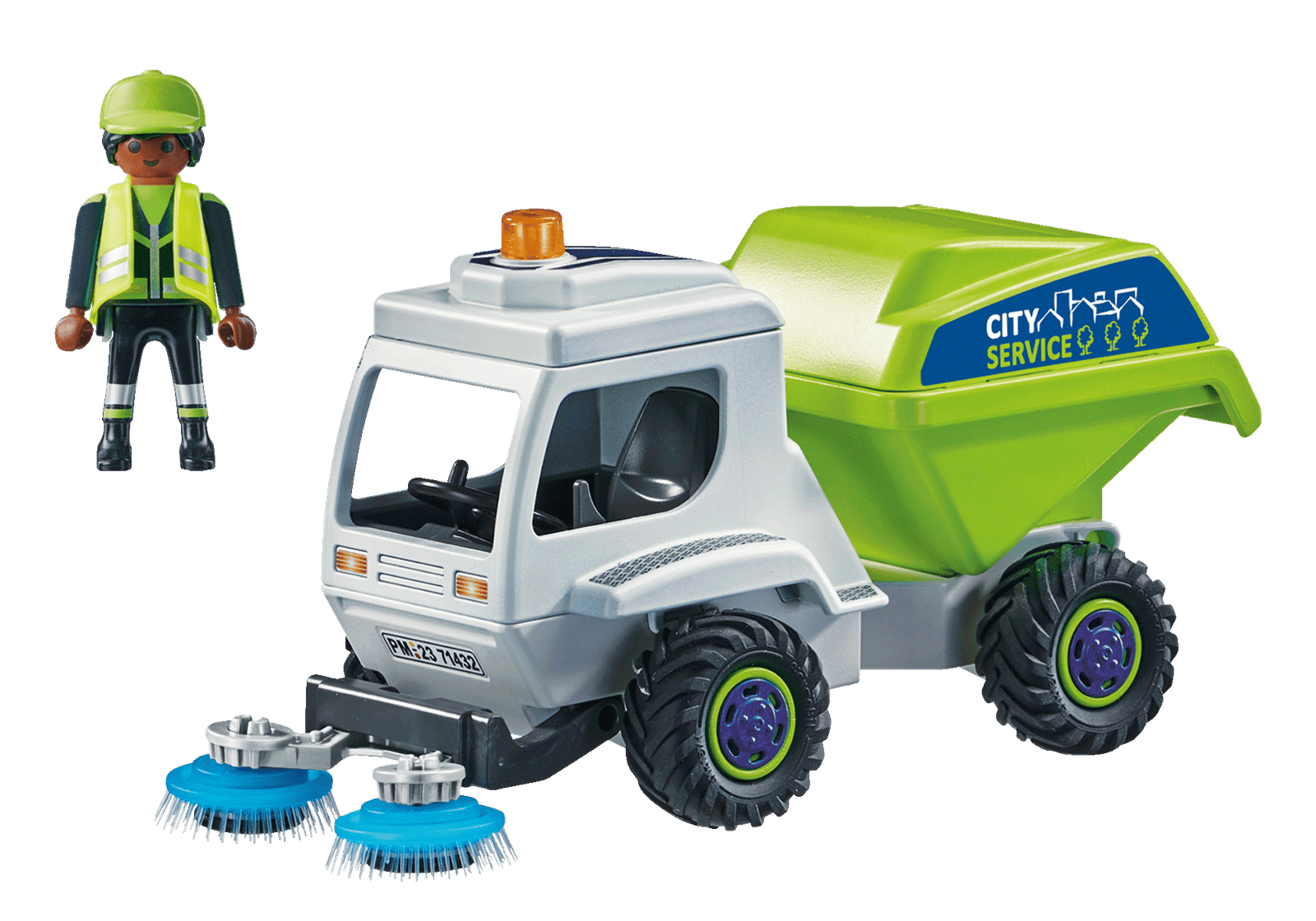 Playmobil 71432 City Cleaning Street Sweeper City Cleaning รถกวาดถนน - Image 3