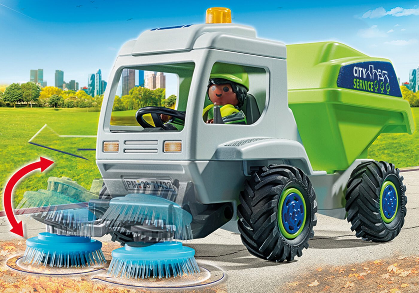 Playmobil 71432 City Cleaning Street Sweeper City Cleaning รถกวาดถนน - Image 5