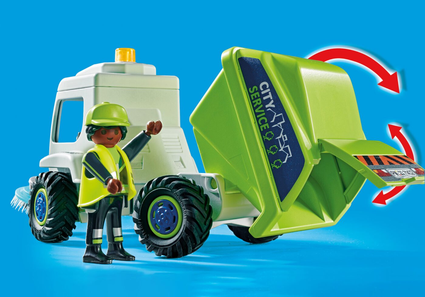 Playmobil 71432 City Cleaning Street Sweeper City Cleaning รถกวาดถนน - Image 6