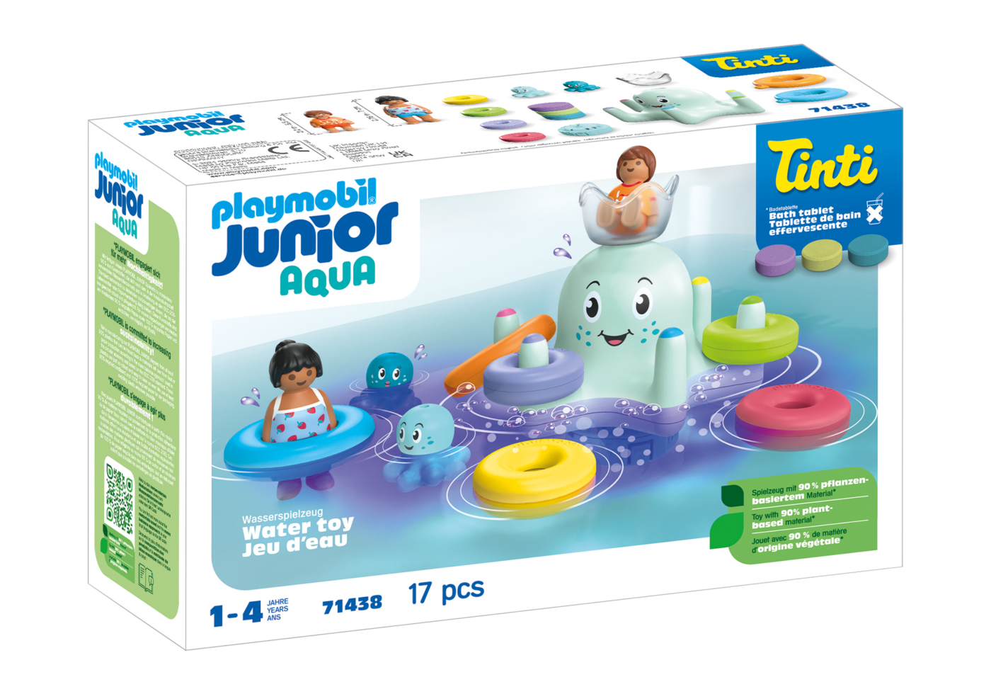 Alternative view of Playmobil 71438 JUNIOR & Tinti: Colourful Kraken จูเนียร์ & ทิ้นที่ ปลาหมึกยักษ์หลากสี