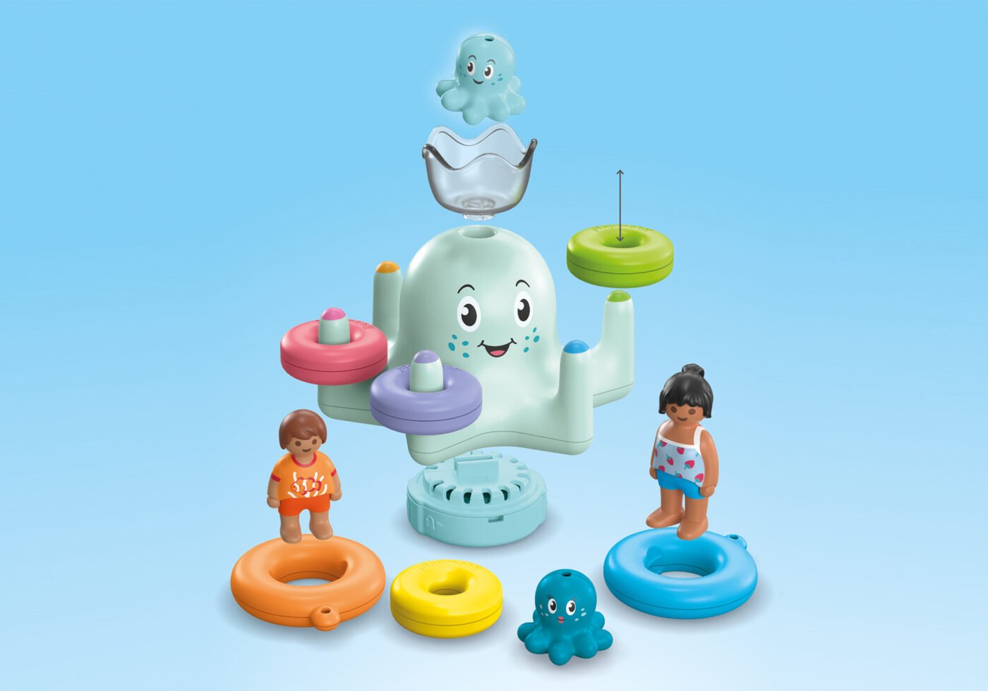 Playmobil 71438 JUNIOR & Tinti: Colourful Kraken จูเนียร์ & ทิ้นที่ ปลาหมึกยักษ์หลากสี - Image 7