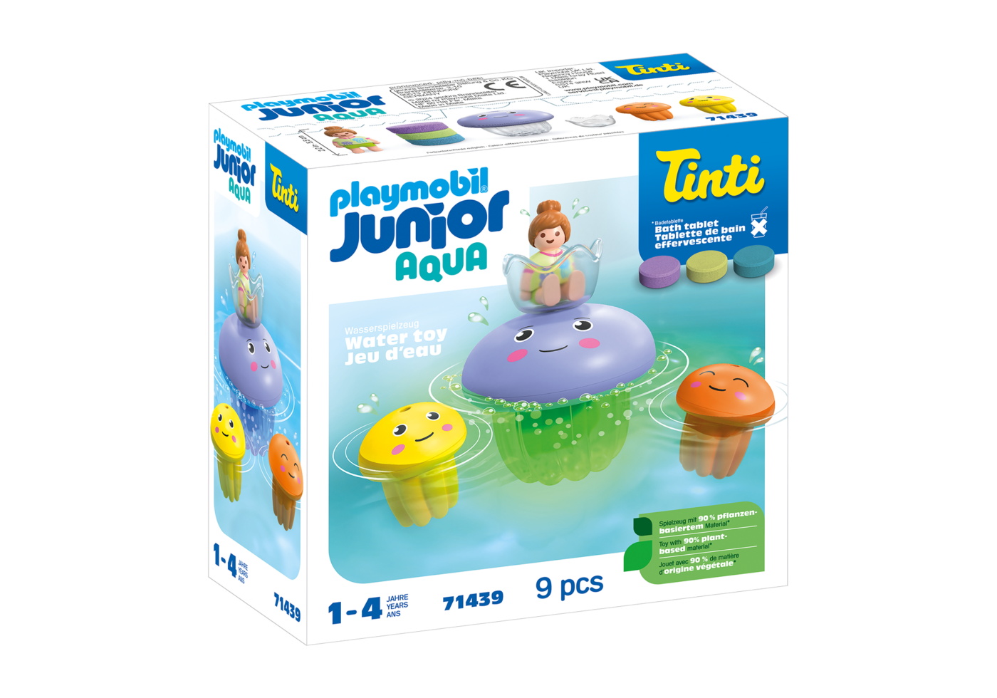 Alternative view of Playmobil 71439 JUNIOR & Tinti: Colourful Jelly Fish Family จูเนียร์ & ทิ้นที่ ครอบครัวแมงกะพรุน