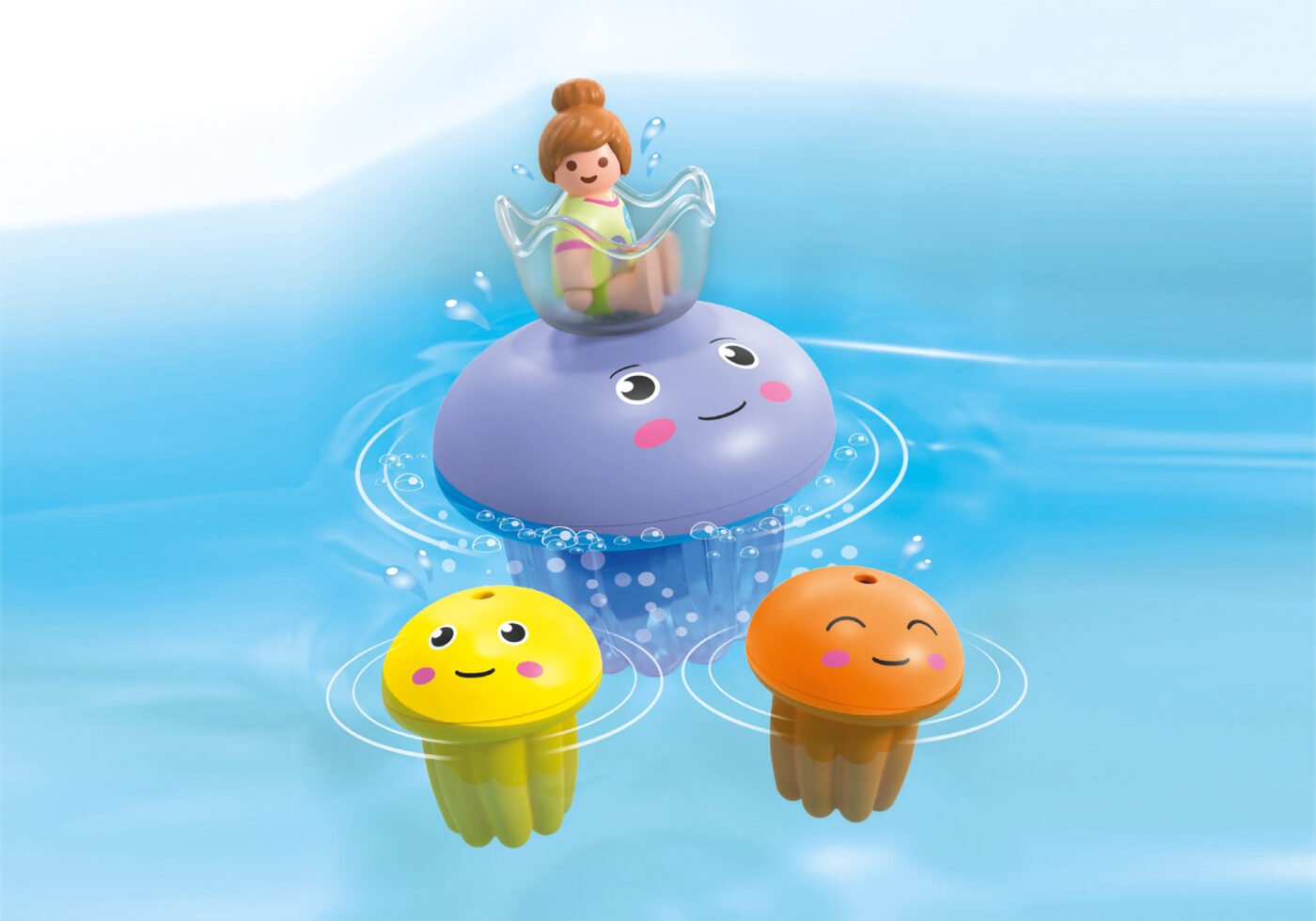 Playmobil 71439 JUNIOR & Tinti: Colourful Jelly Fish Family จูเนียร์ & ทิ้นที่ ครอบครัวแมงกะพรุน - Image 4