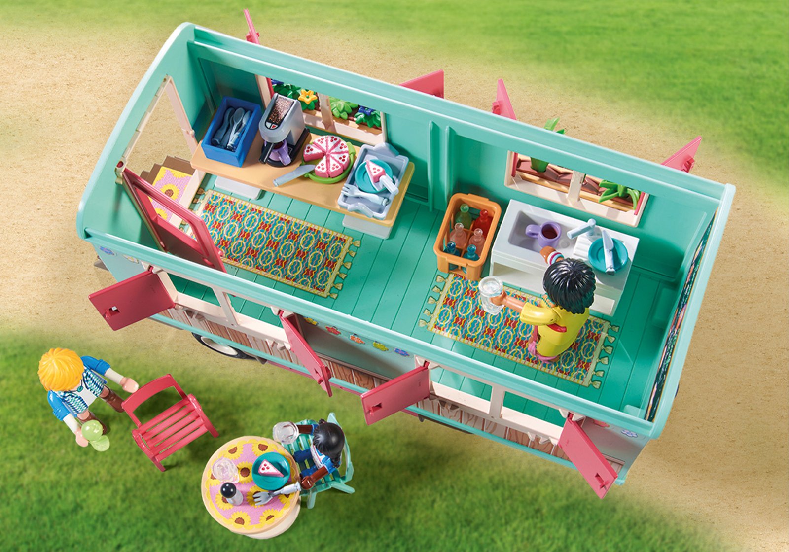 Playmobil 71441 Farm III Cosy Cafe with Vegetable Garden ฟาร์ม3 คาเฟ่สุดอบอุ่นพร้อมสวนผัก - Image 6
