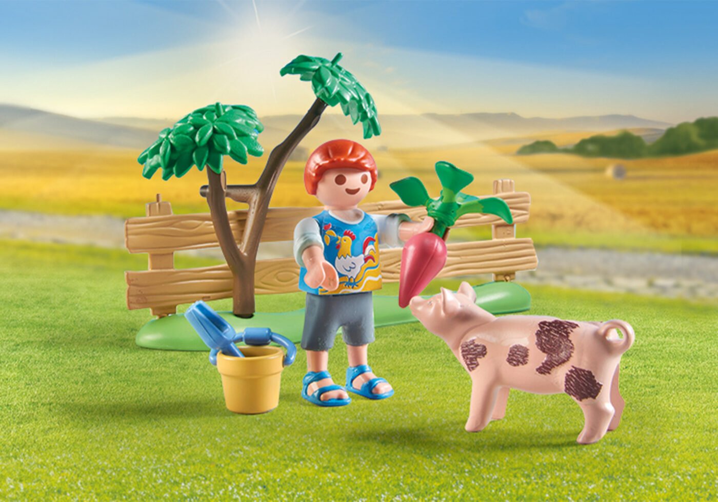 Playmobil 71443 Farm III Vegetable garden with grandparents ฟาร์ม3 สวนผักพร้อมตายาย - Image 4