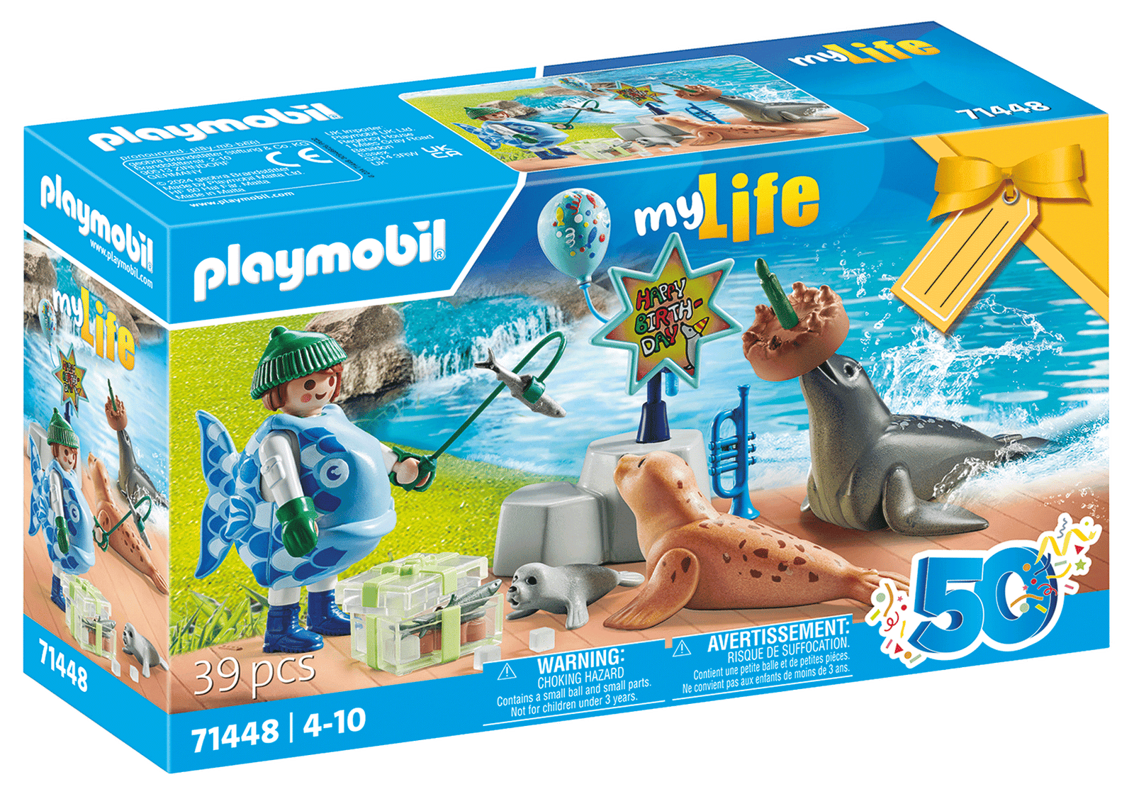 Playmobil 71448 50th Years Gift sets Keeper with Animals 50 ปี ชุดของขวัญ ผู้ดูแลกับสัตว์ - Image 2