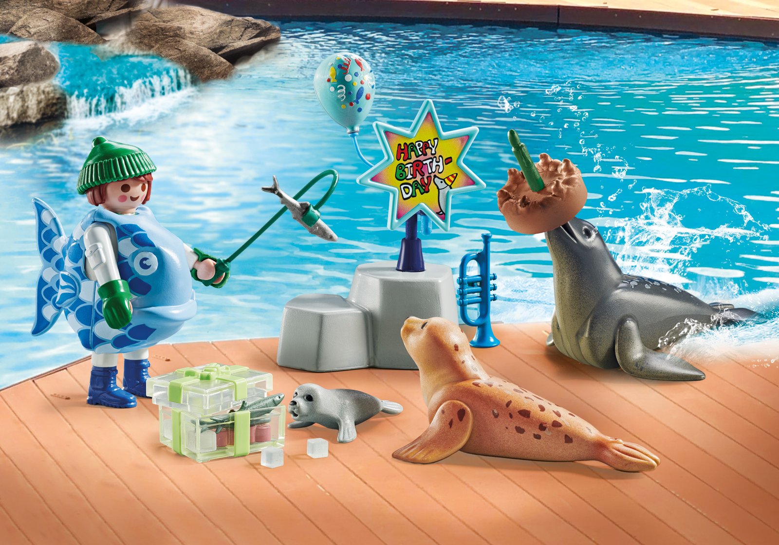 Playmobil 71448 50th Years Gift sets Keeper with Animals 50 ปี ชุดของขวัญ ผู้ดูแลกับสัตว์