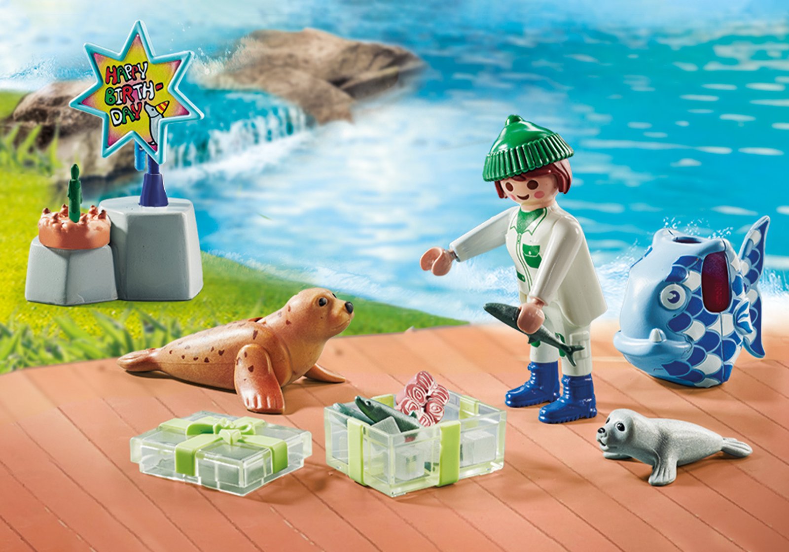 Playmobil 71448 50th Years Gift sets Keeper with Animals 50 ปี ชุดของขวัญ ผู้ดูแลกับสัตว์ - Image 4