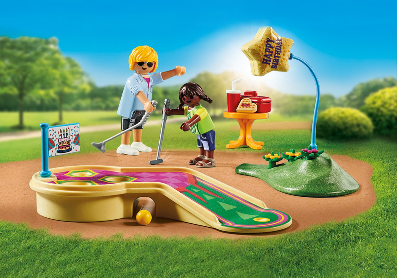 Playmobil 71449 50th Years Gift sets Mini Golf 50 ปี ชุดของขวัญ มินิกอล์ฟ - Image 4