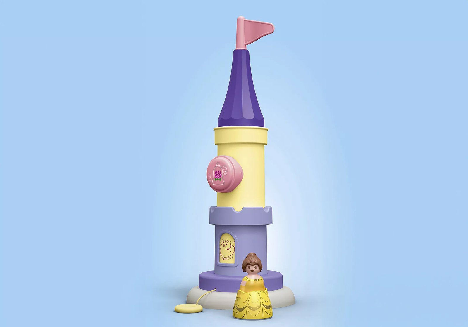 Playmobil 71458 JUNIOR & Disney: Belle's Play Tower with Sound จูเนียร์ & ดิสนีย์ หอคอยของเบลล์พร้อมเสียง - Image 6