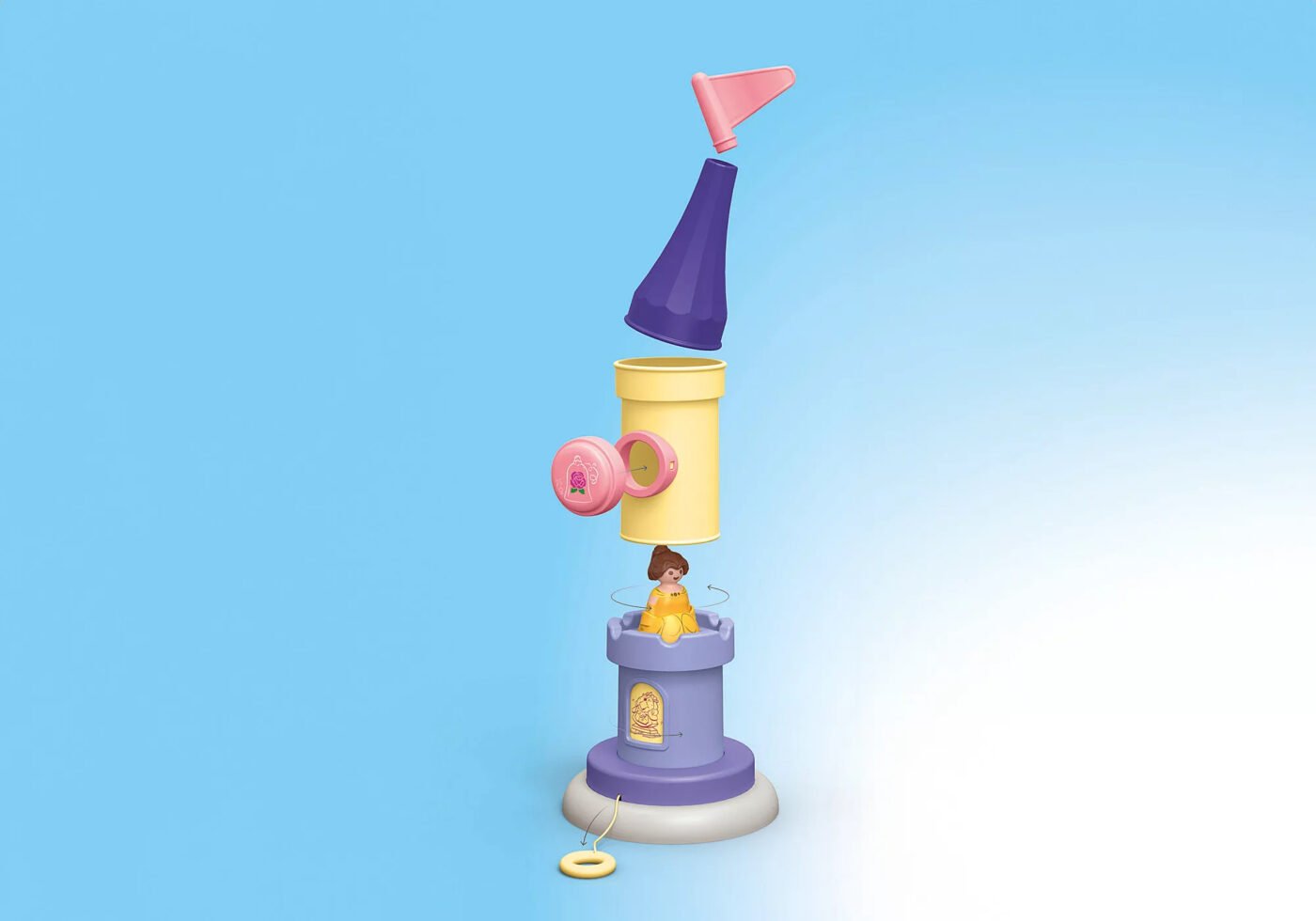 Playmobil 71458 JUNIOR & Disney: Belle's Play Tower with Sound จูเนียร์ & ดิสนีย์ หอคอยของเบลล์พร้อมเสียง - Image 7