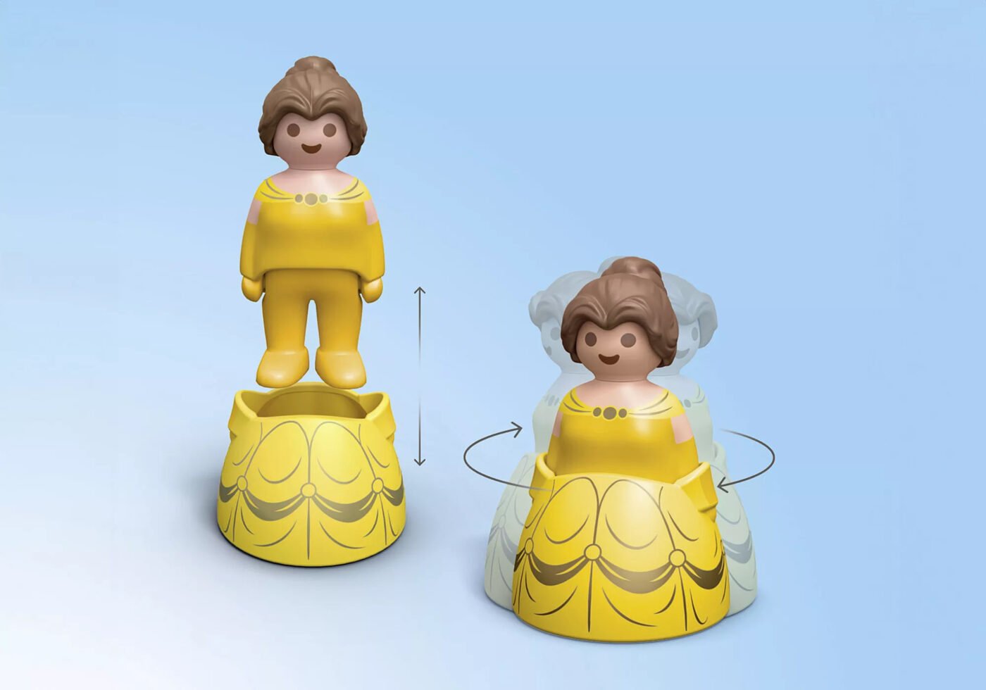 Playmobil 71458 JUNIOR & Disney: Belle's Play Tower with Sound จูเนียร์ & ดิสนีย์ หอคอยของเบลล์พร้อมเสียง - Image 8