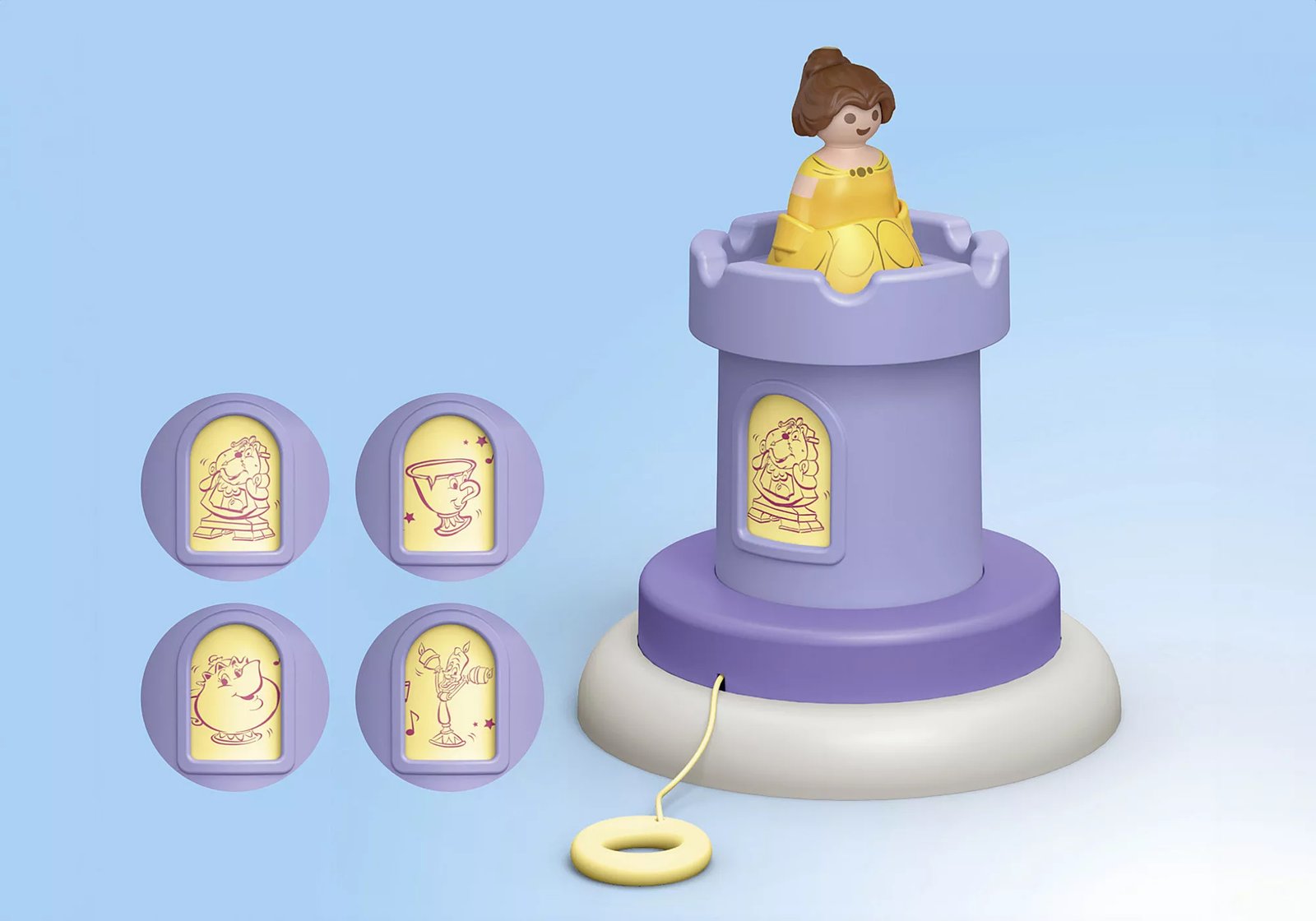 Playmobil 71458 JUNIOR & Disney: Belle's Play Tower with Sound จูเนียร์ & ดิสนีย์ หอคอยของเบลล์พร้อมเสียง - Image 9