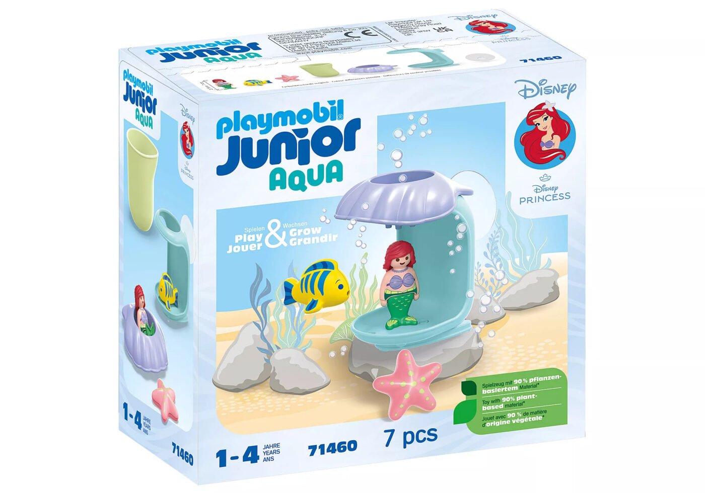 Alternative view of Playmobil 71460 JUNIOR & Disney: Ariel's Shell Shower จูเนียร์ & ดิสนีย์ ห้องอาบน้ำเปลือกหอยของเอเรียล