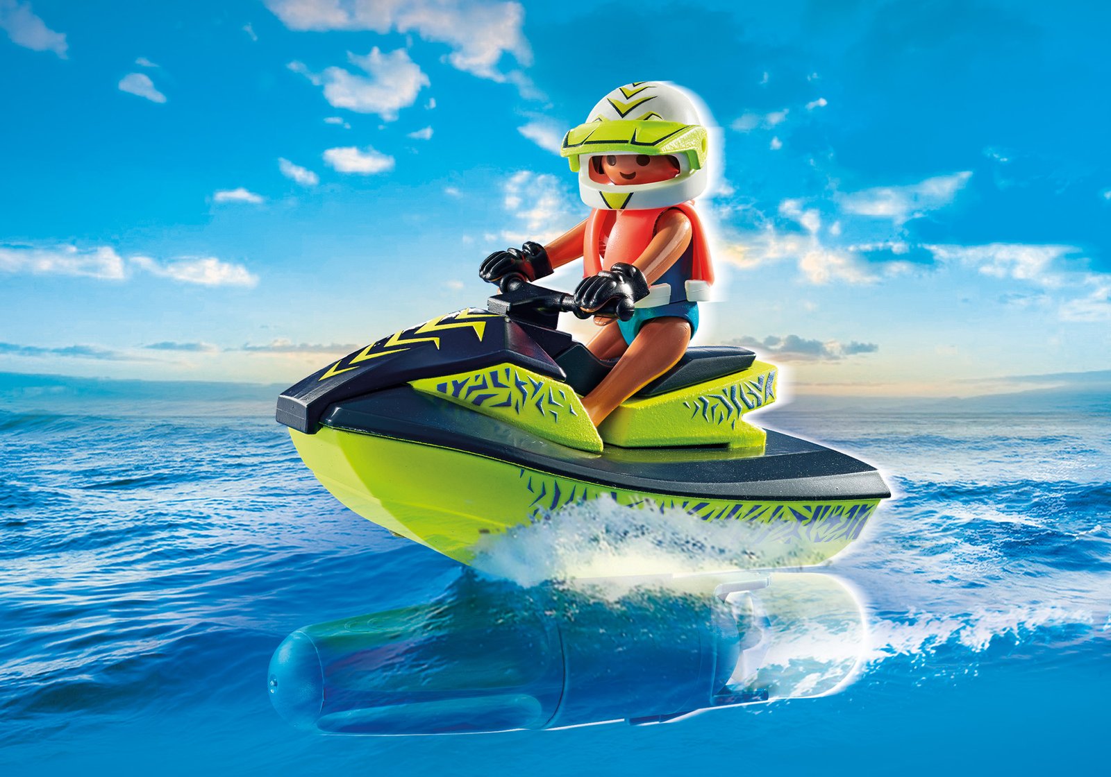 Playmobil 71464 Fire Brigade Fireboat with Water Scooter ดับเพลิง เรือดับเพลิงกับสกู๊ตเตอร์น้ำ - Image 4