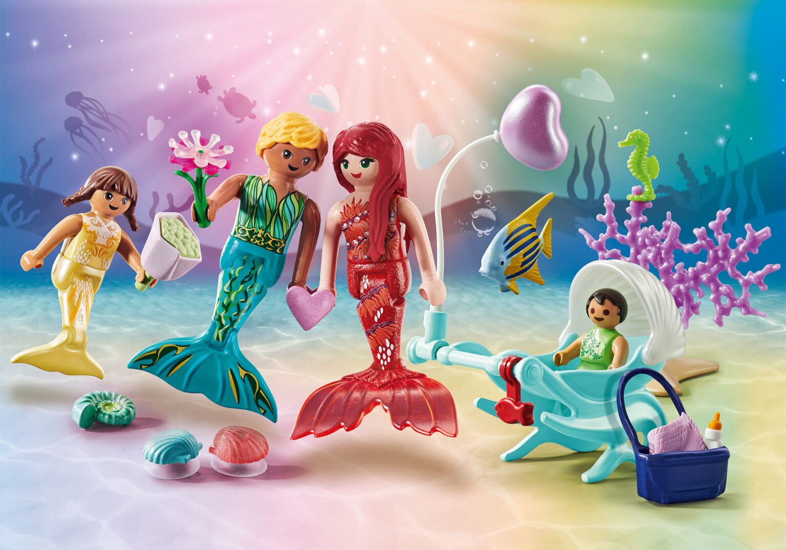 Playmobil 71469 Starter Pack Mermaid Family สตาร์ทเตอร์ ครอบครัวนางเงือก