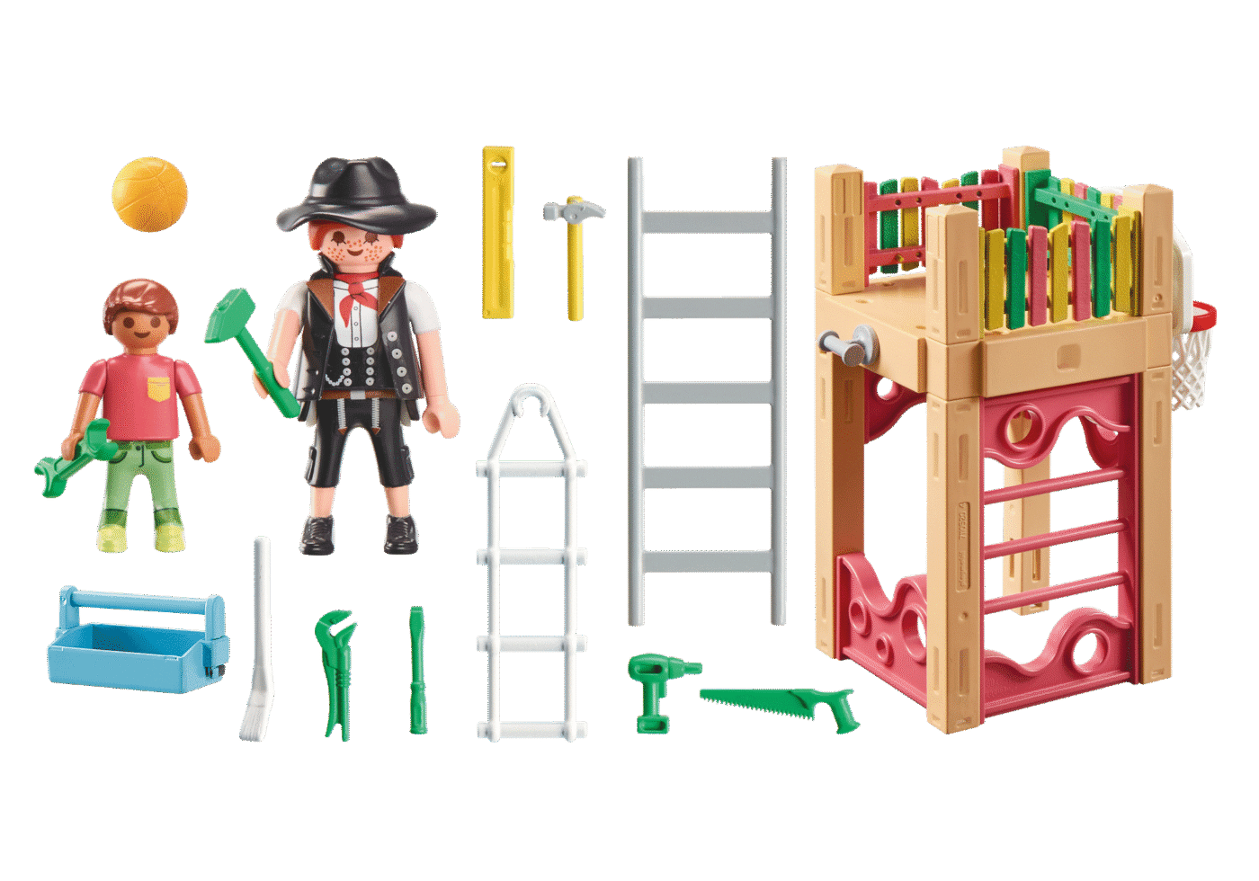 Playmobil 71475 Starter Pack Carpenter on tour สตาร์ทเตอร์ ช่างไม้ - Image 3