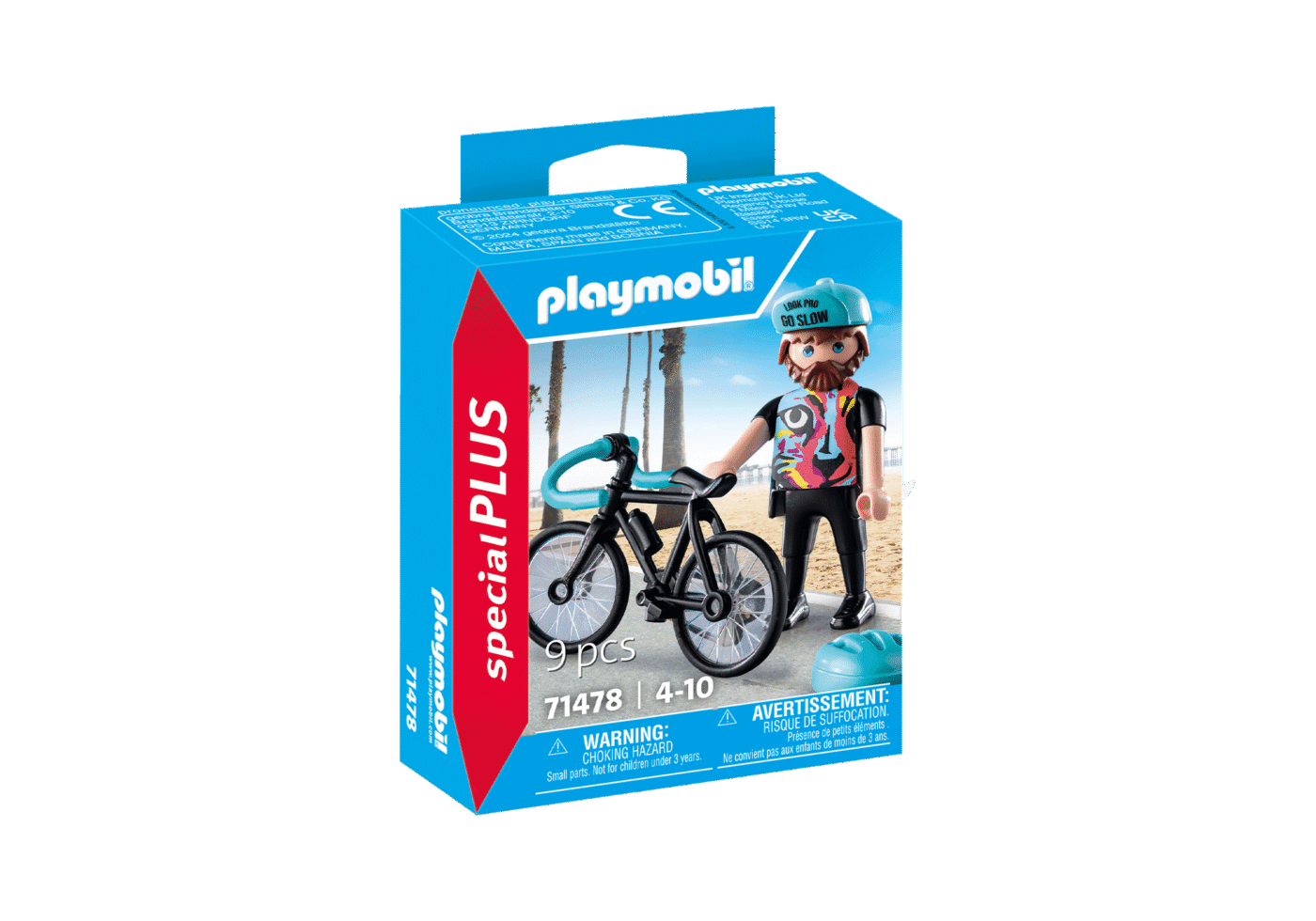Alternative view of Playmobil 71478 Special Plus Road Cyclist สเปเชียล นักปั่นจักรยานแข่ง Paul Ripke