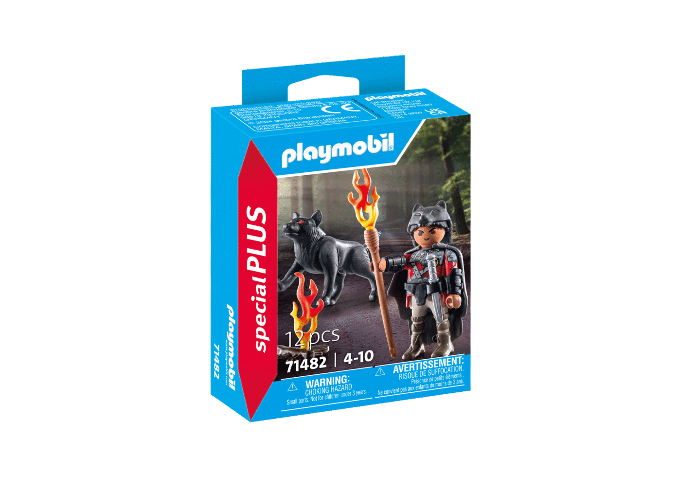 Alternative view of Playmobil 71482 Special Plus Warrior with Wolf สเปเชียล นักรบกับหมาป่า