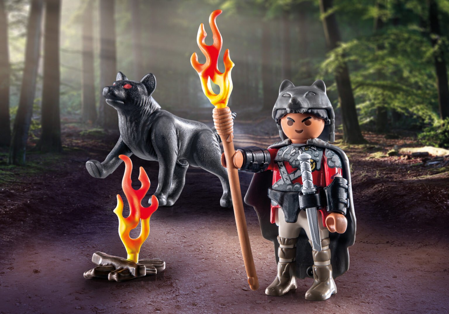 Playmobil 71482 Special Plus Warrior with Wolf สเปเชียล นักรบกับหมาป่า
