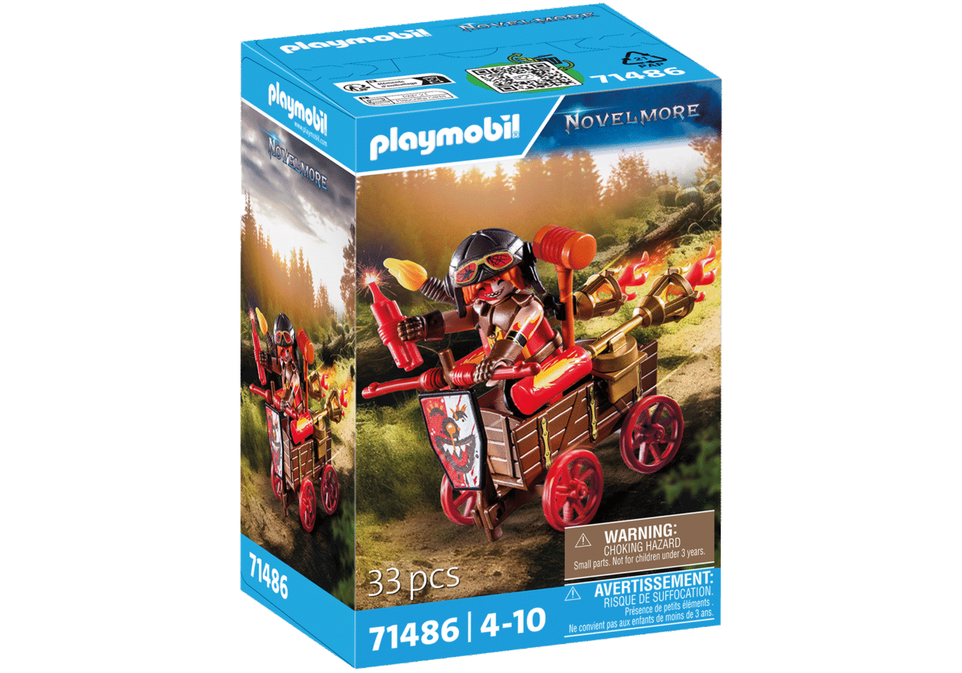 Alternative view of Playmobil 71486 Novelmore VIII Kahboom's racing cart โนเวลมอร์ คาบูมรถซิ่ง
